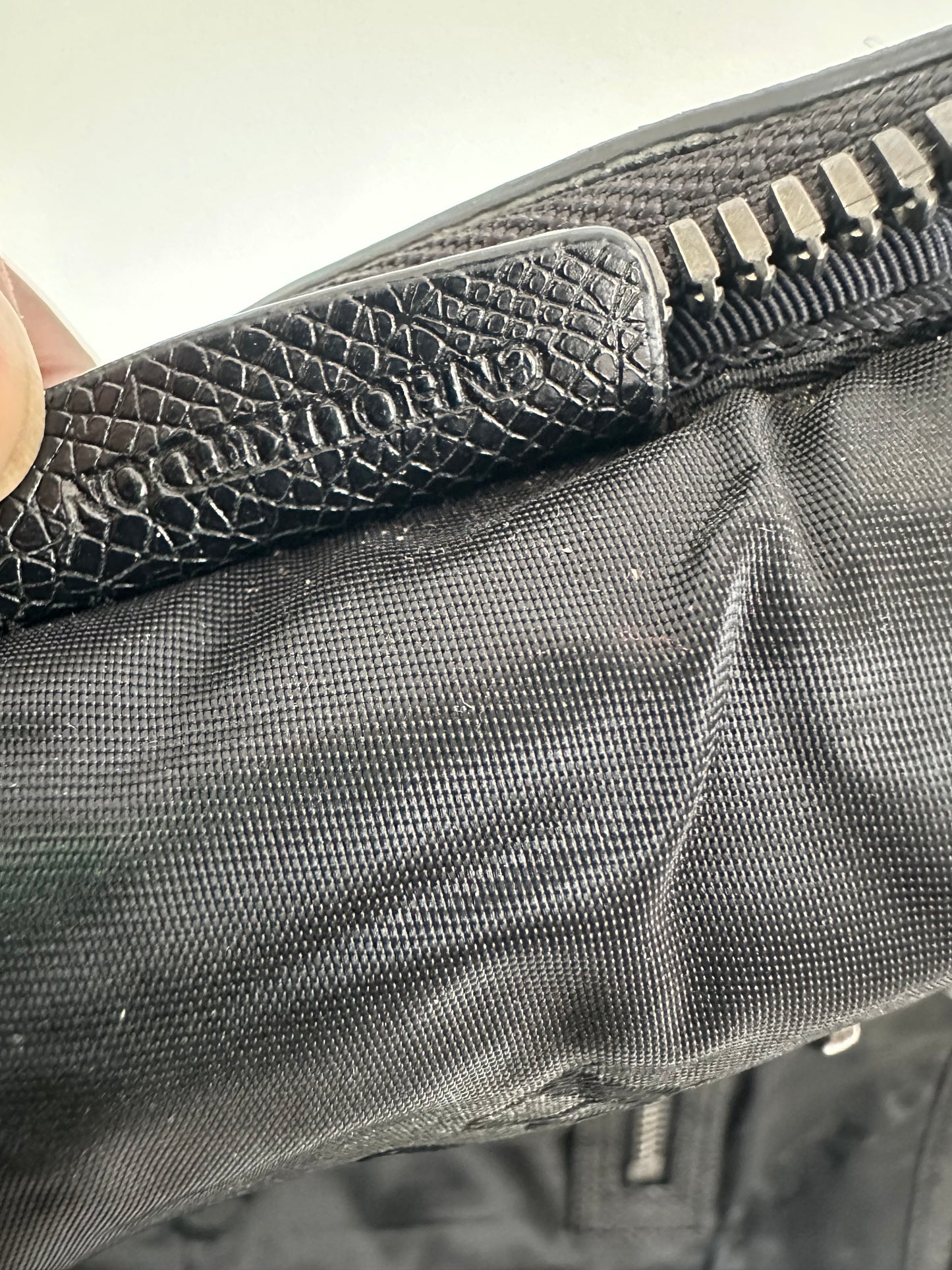 BURBERRY
Nylon Printed Calfskin Marden Backpack Black