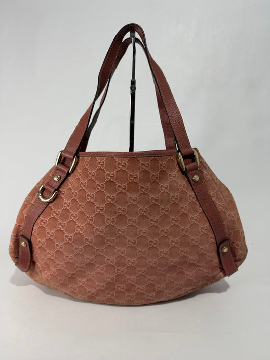 Gucci
GG Suede Medium Abbey Shoulder Bag