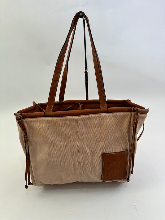 Loewe Cushion Tote Canvas