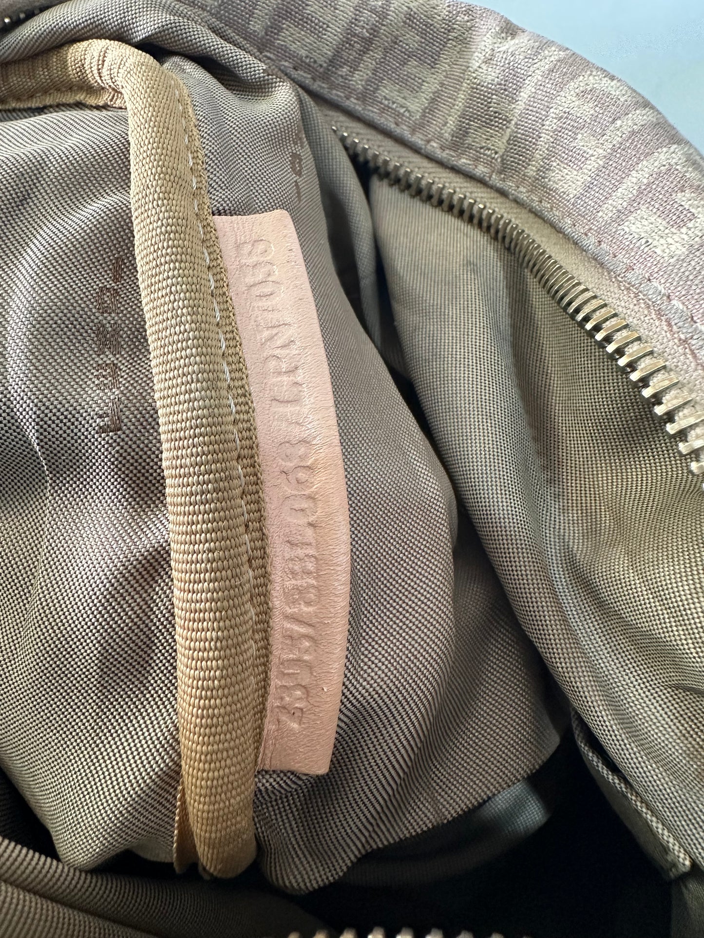 Fendi Pink Zucchino Canvas Small Forever Bauletto Boston Bag