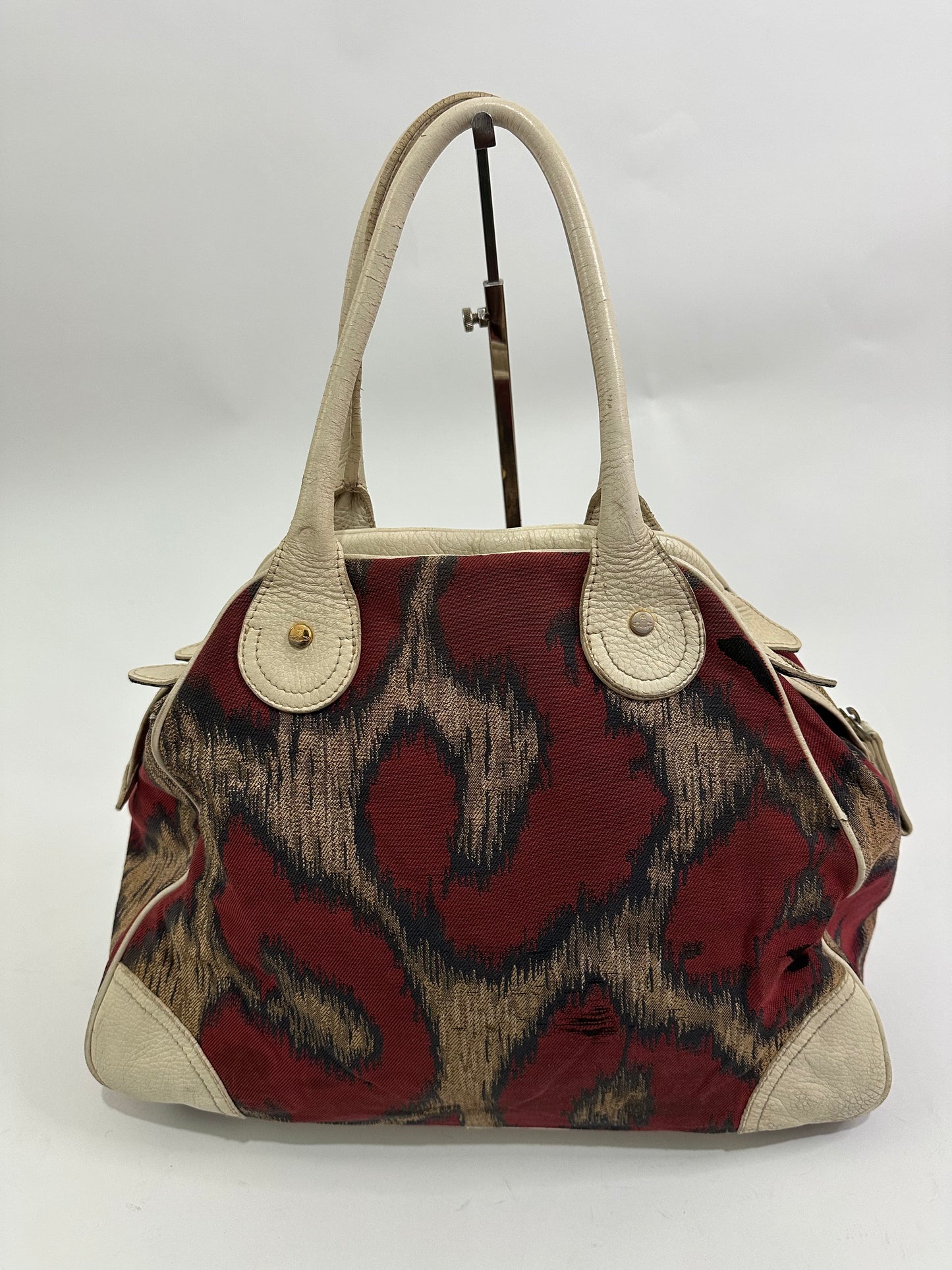 Vivienne Westwood Multicolor Coated Canvas Derby Satchel