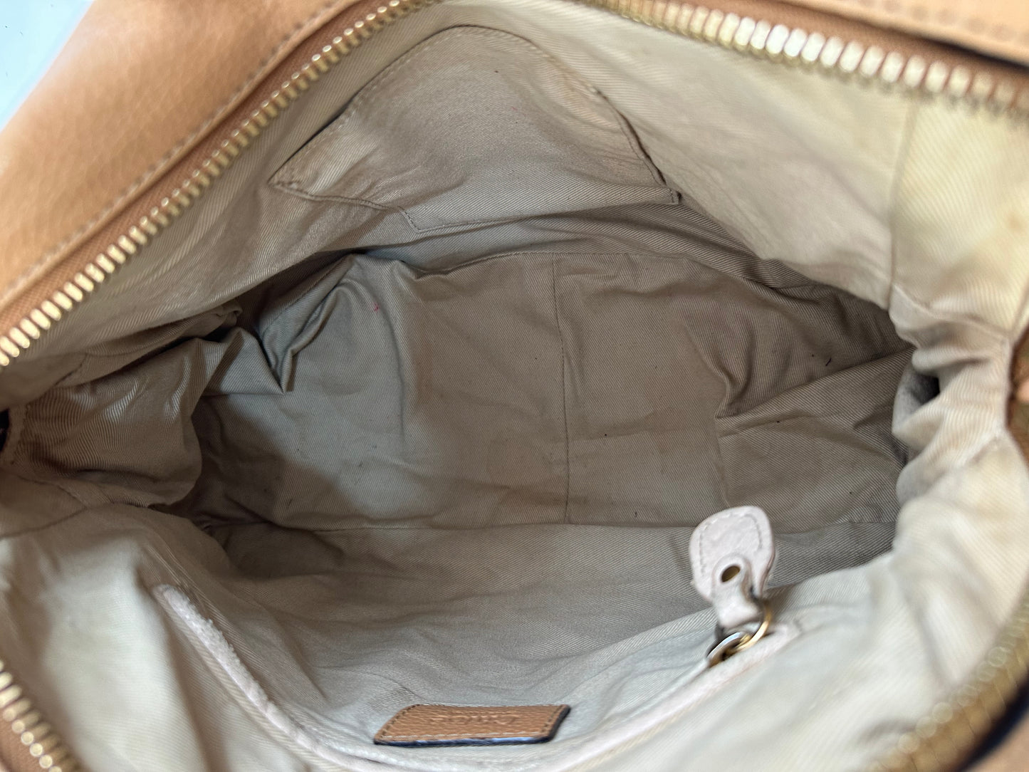 Chloe Brown Leather Medium Paraty Shoulder Bag