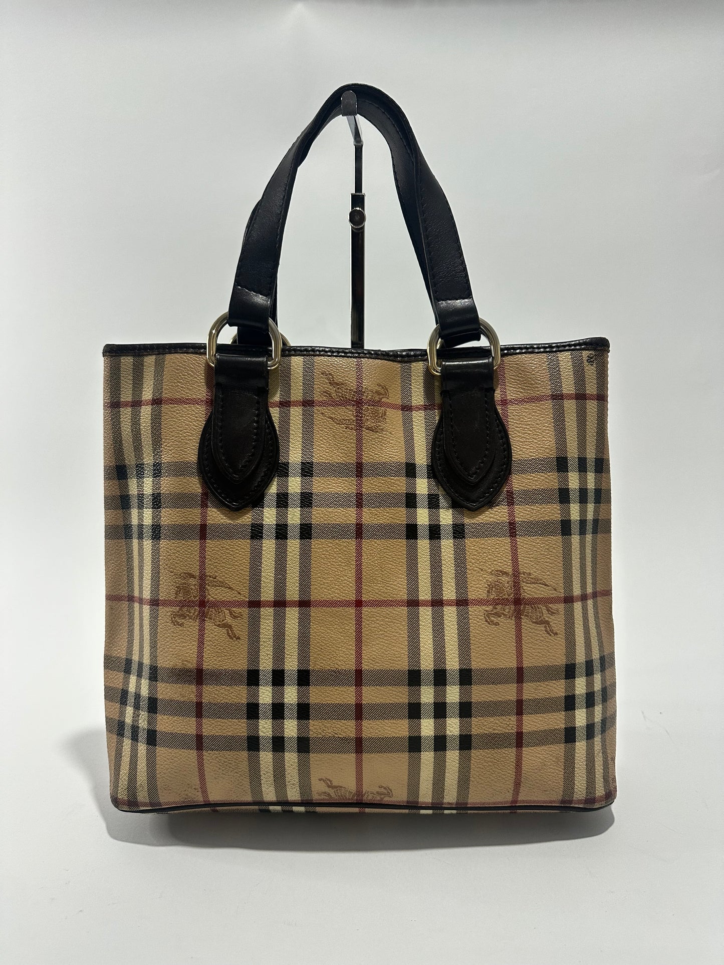 Burberry Medium Haymarket Check Tote