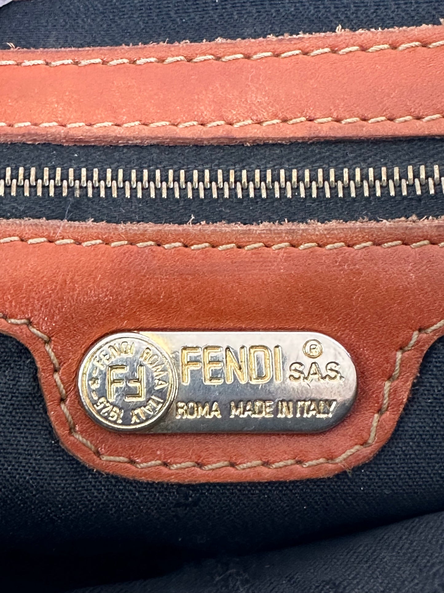 FENDI
Vintage Pequin Flap Crossbody