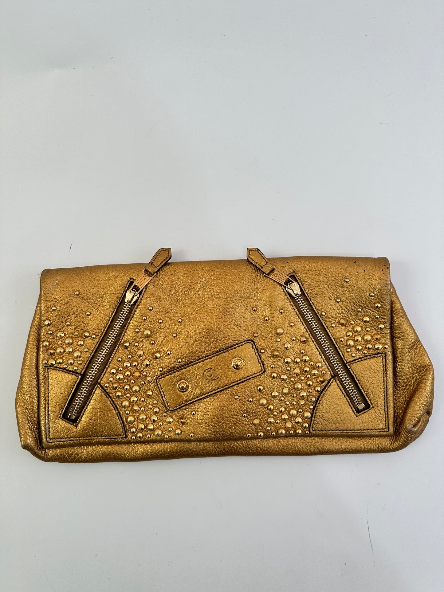 ALEXANDER MCQUEEN
Leather Faithful Glove Clutch