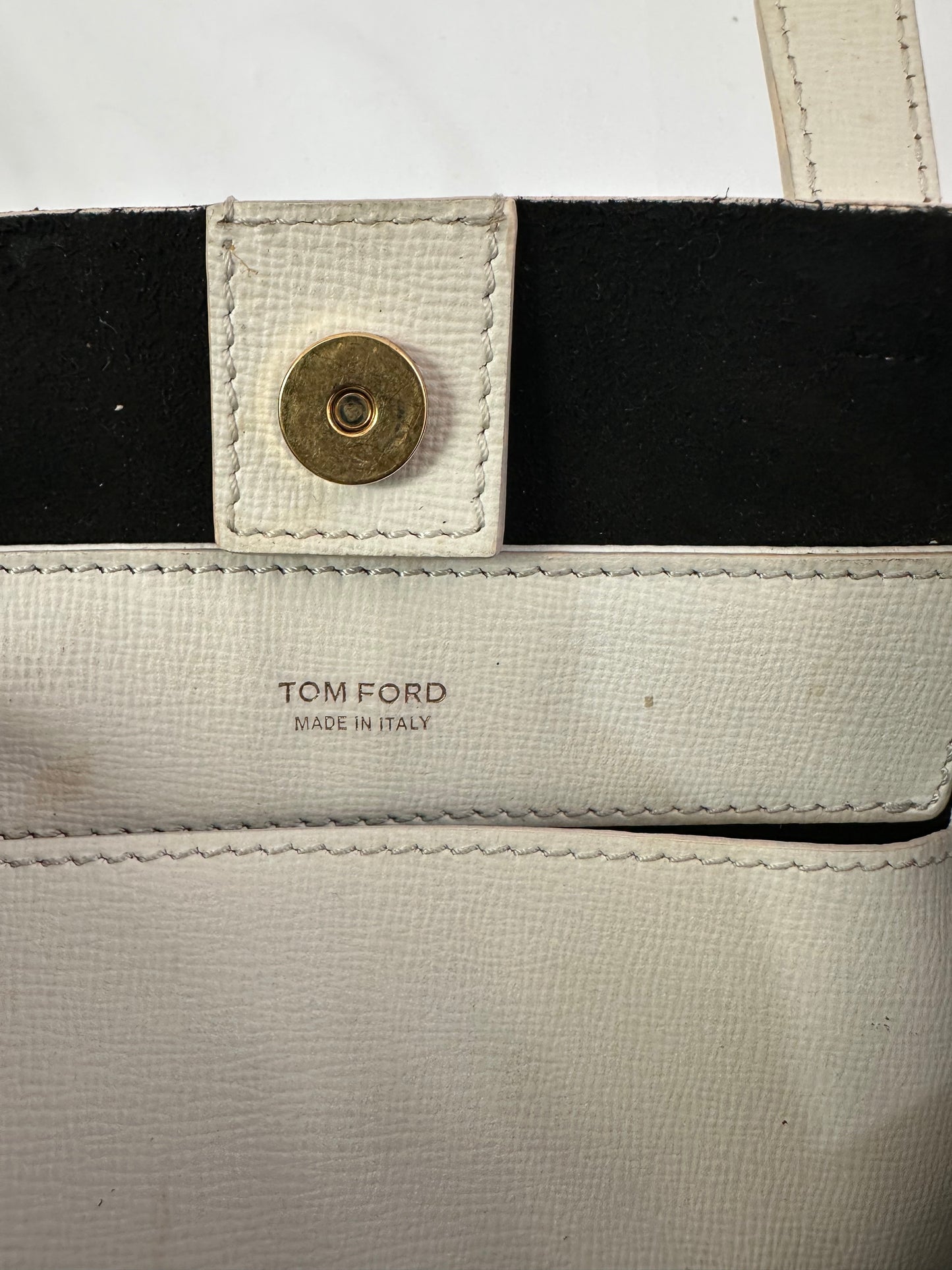TOM FORD
Saffiano Mini T Tote White