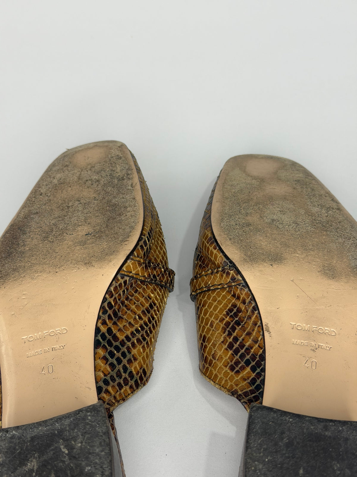 TOM FORD
Leather Croc-Embossed Whitney Mules 25 Size 40 EU/ 10 US/ 7 UK