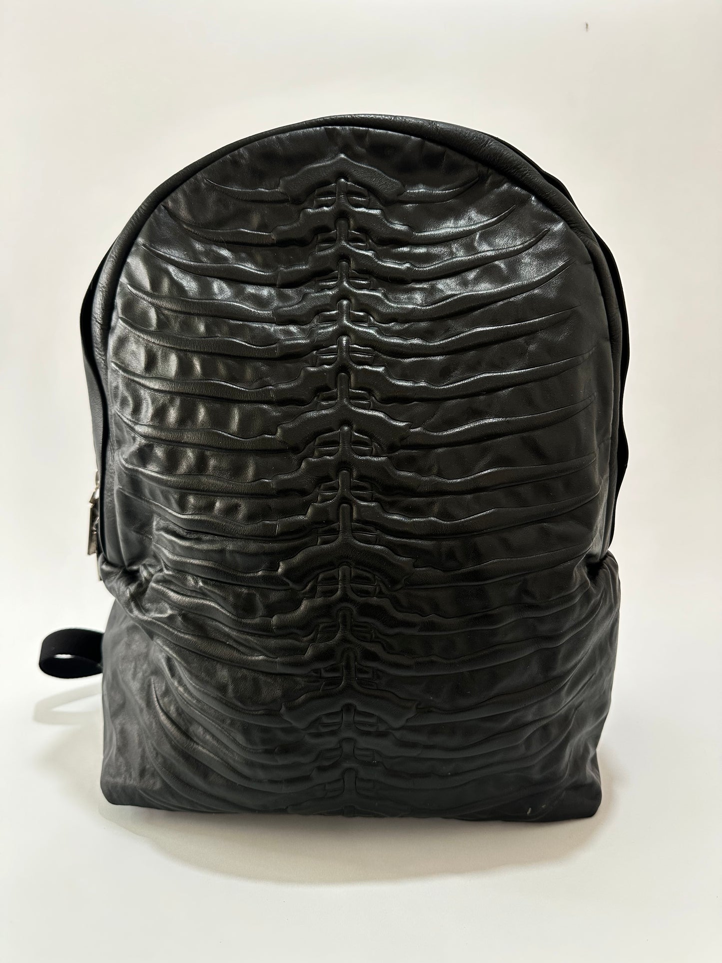 ALEXANDER MCQUEEN RIB CAGE LEATHER BACKPACK