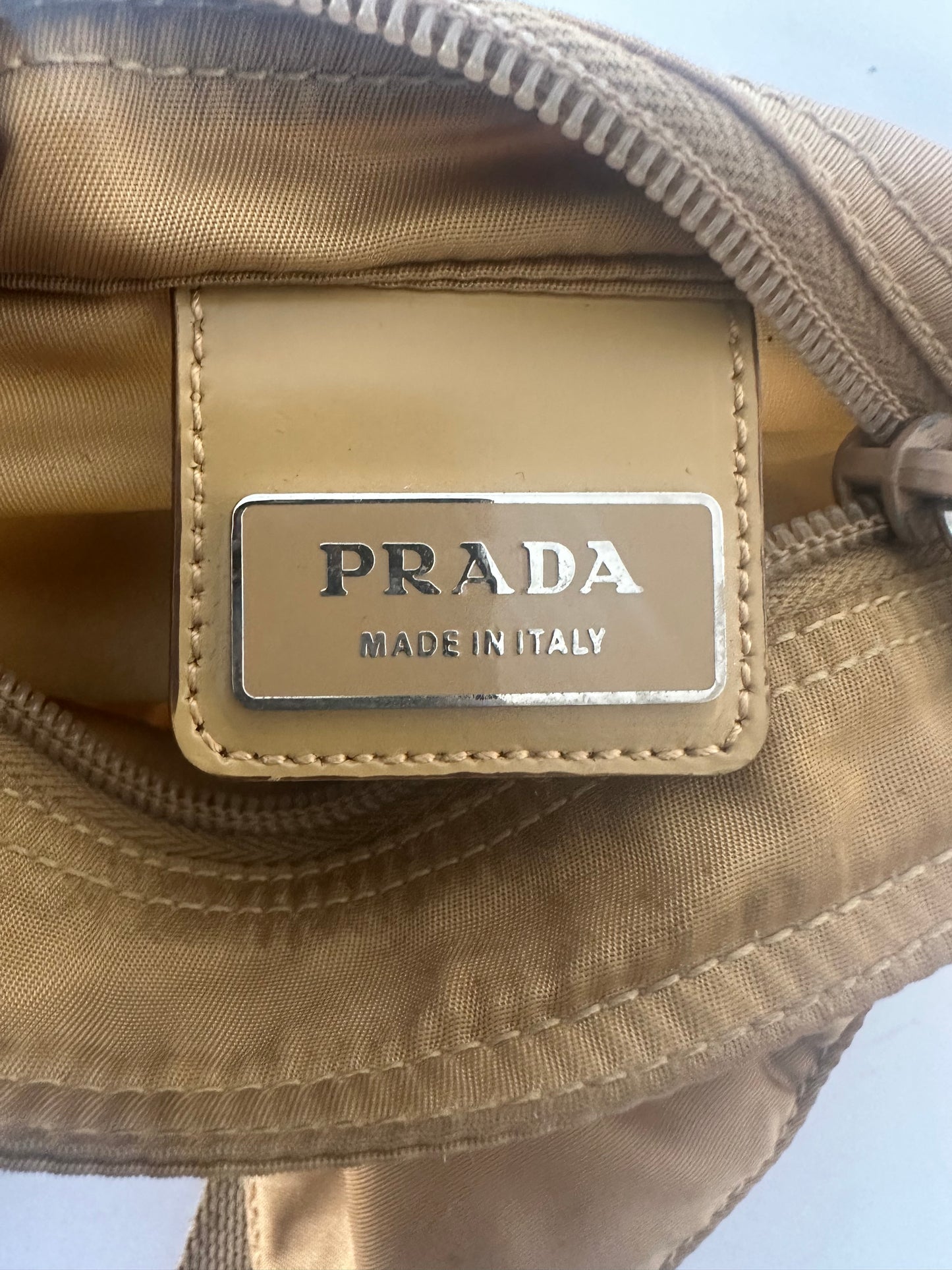 Prada Brown Nylon Messenger Bag