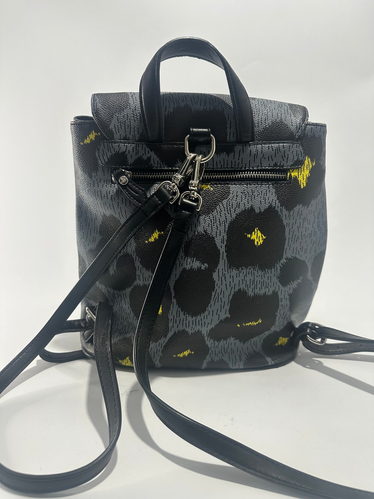Vivienne Westwood Angomania Black Blue Canvas Backpack