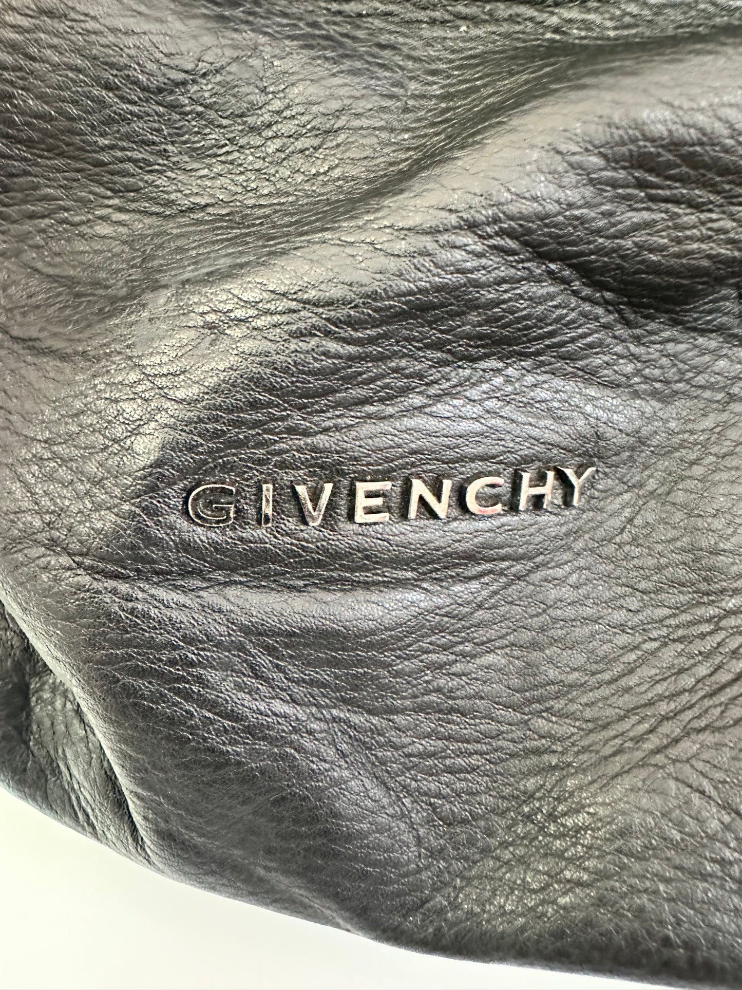 GIVENCHY
Nylon Calfskin Studded Backpack Black