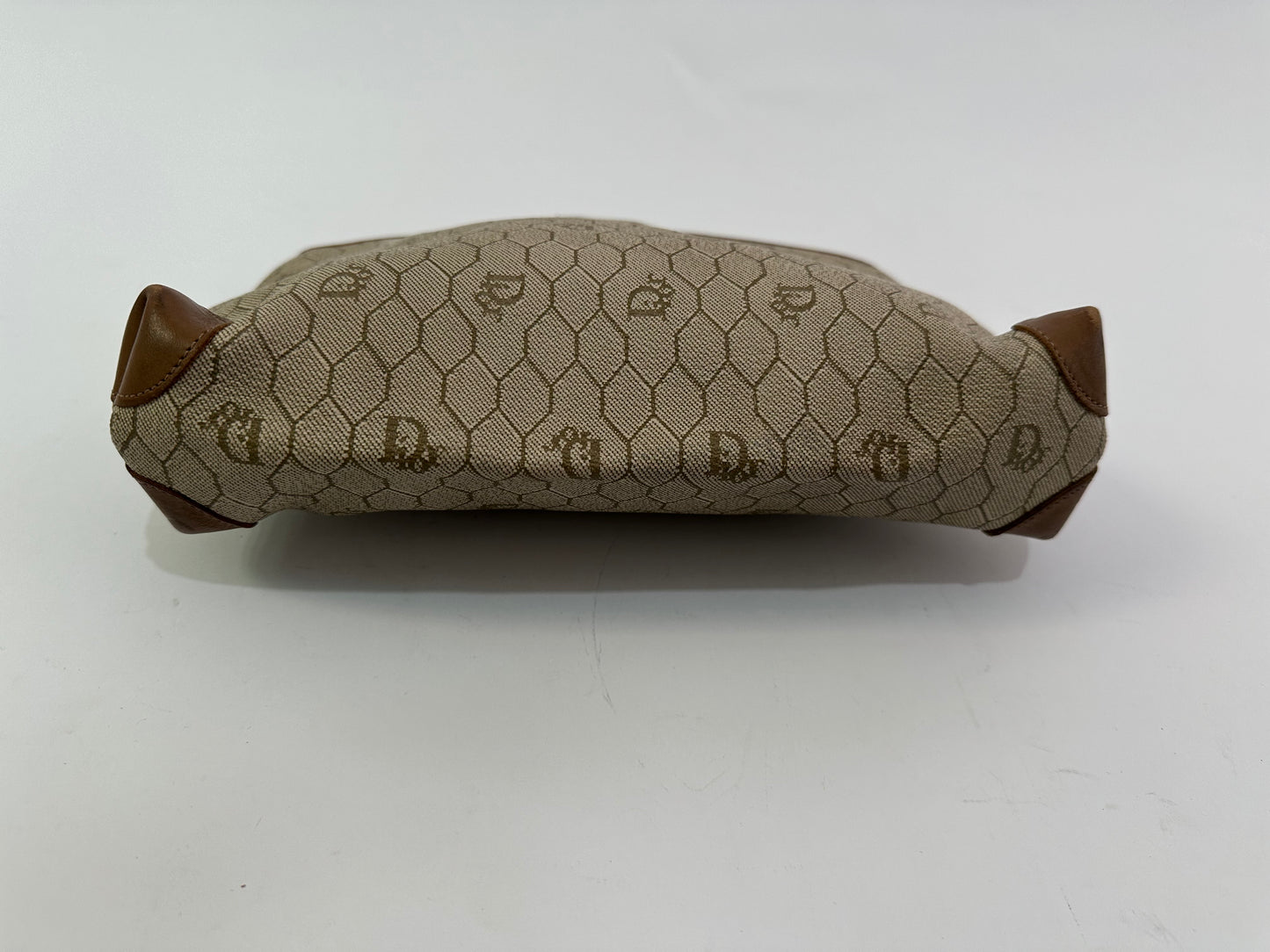 CHRISTIAN DIOR Honeycomb Pattern Clutch Bag Second Pouch