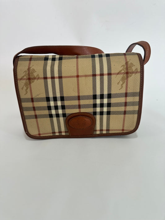 Burberry Haymarket Check Crossbody Bag