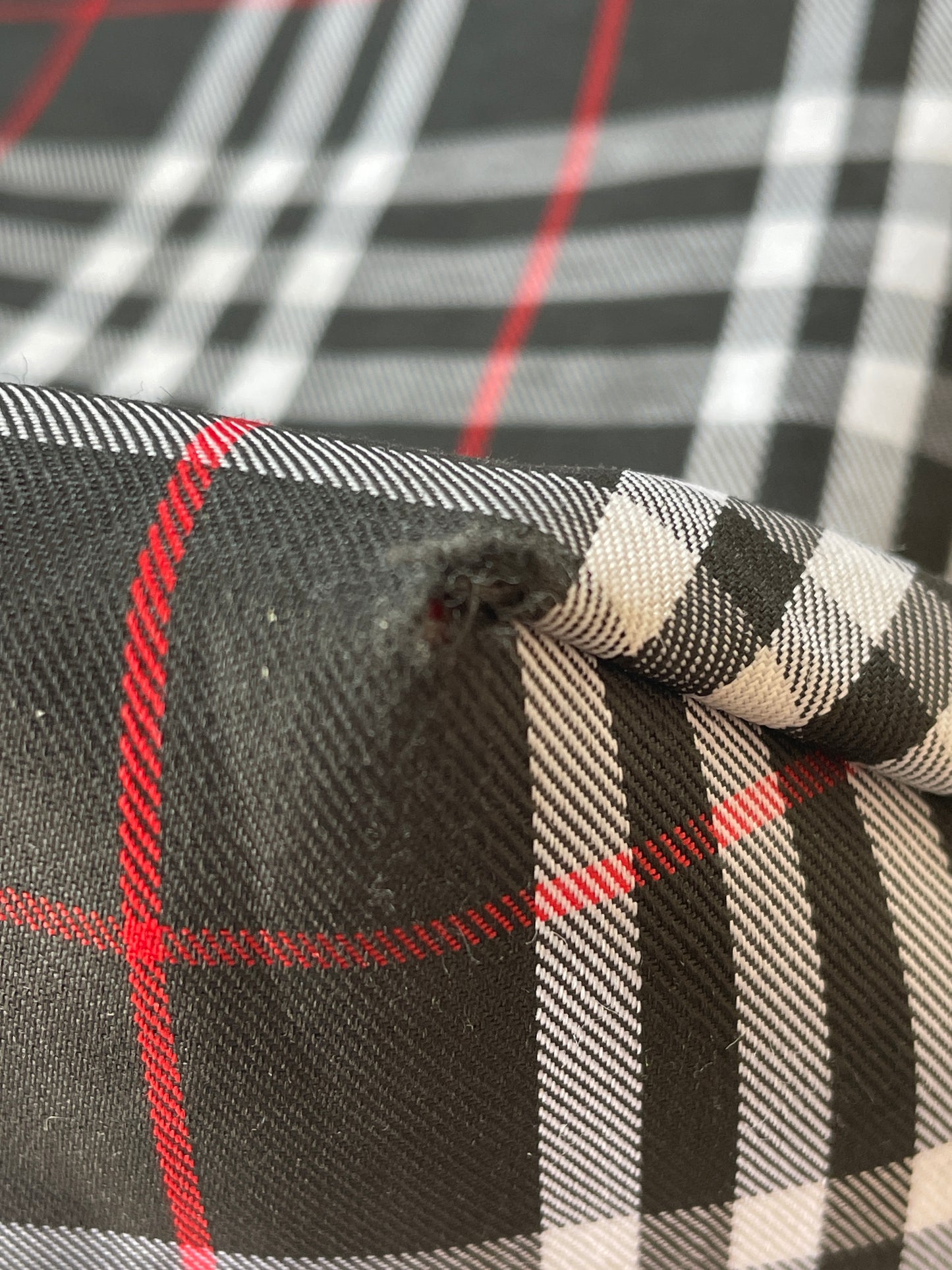 BURBERRY Nova Check Blue Label Hand Bag Nylon Black