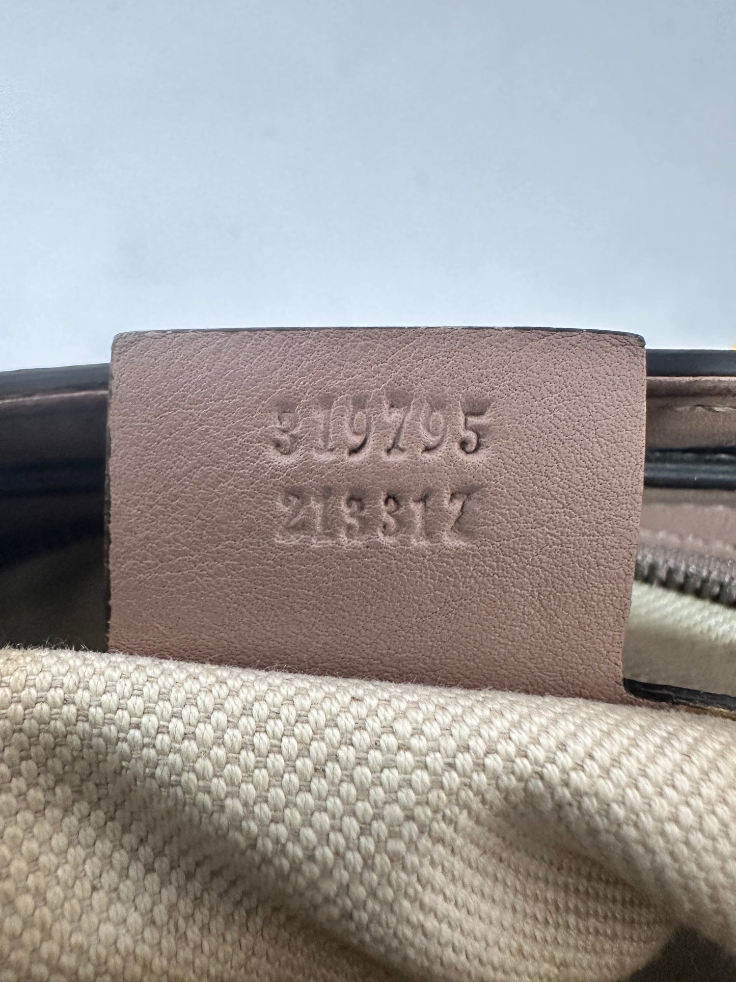 Gucci Old Rose Patent Leather Bright Bit Tote