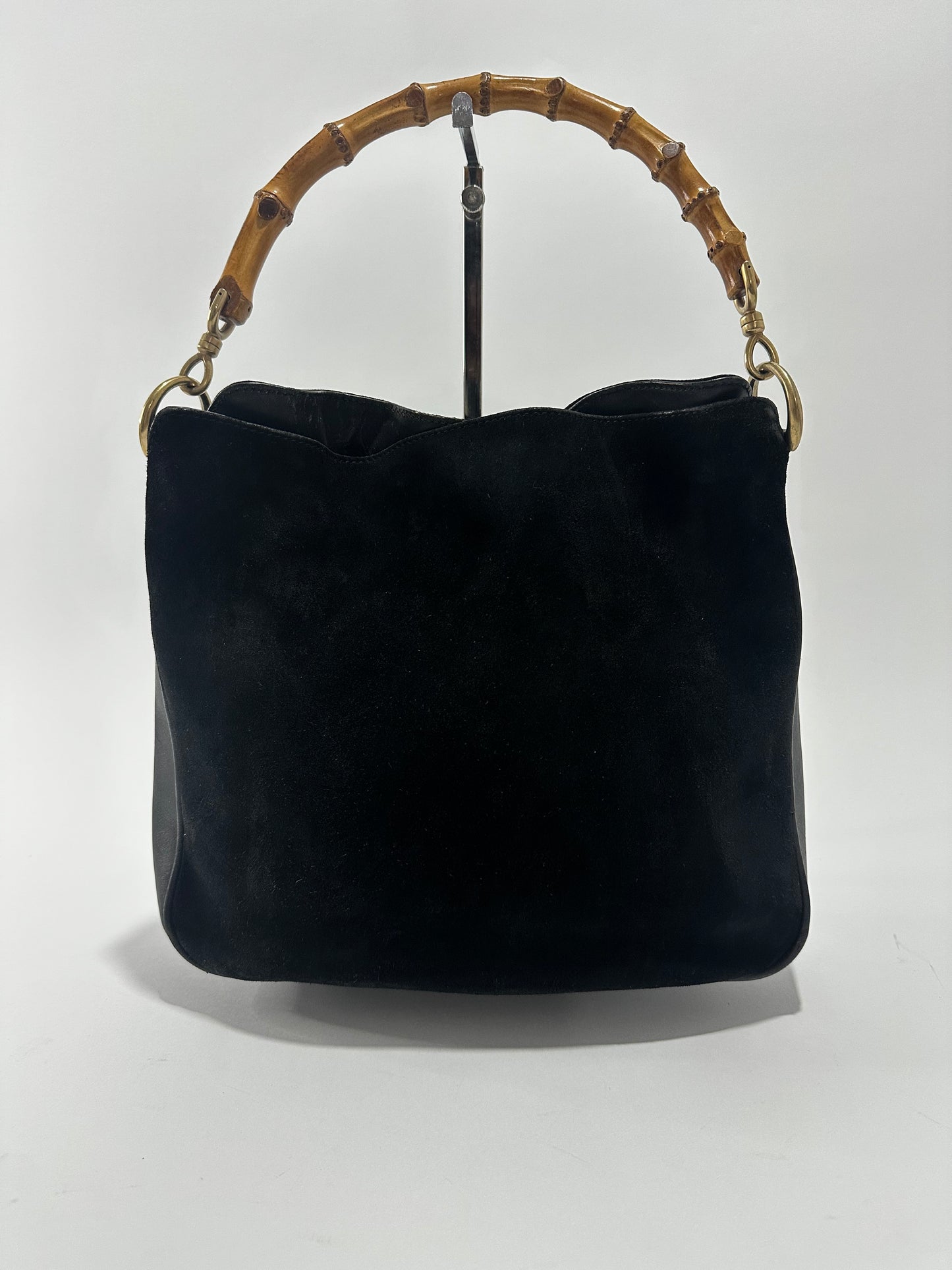 GUCCI
Suede Bamboo Top Handle Tote