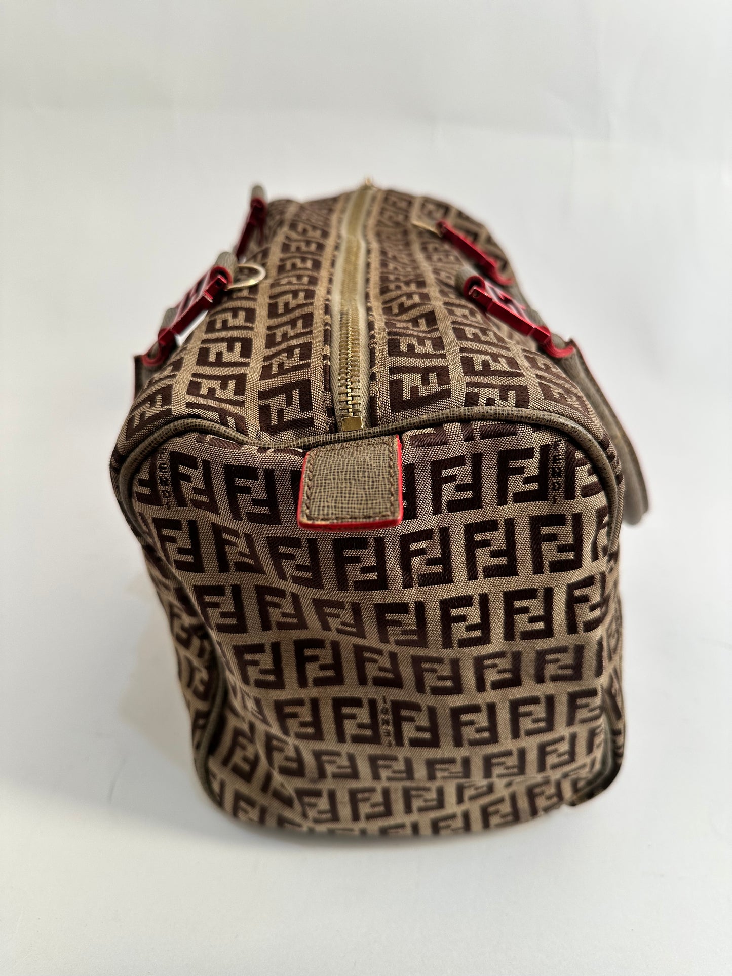 Fendi
Zucchino Handle Boston Bag