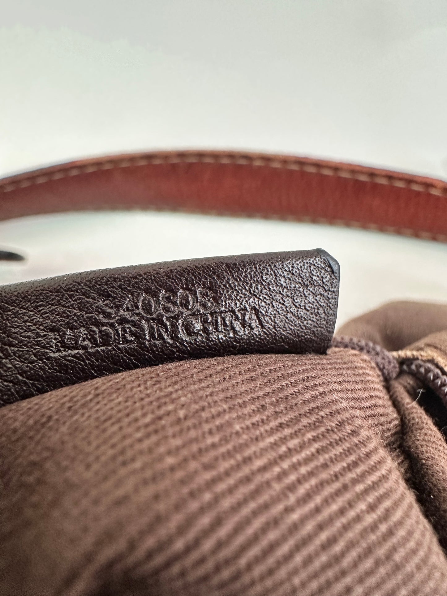 Loewe Brown Anagram Canvas Hobo Bag
