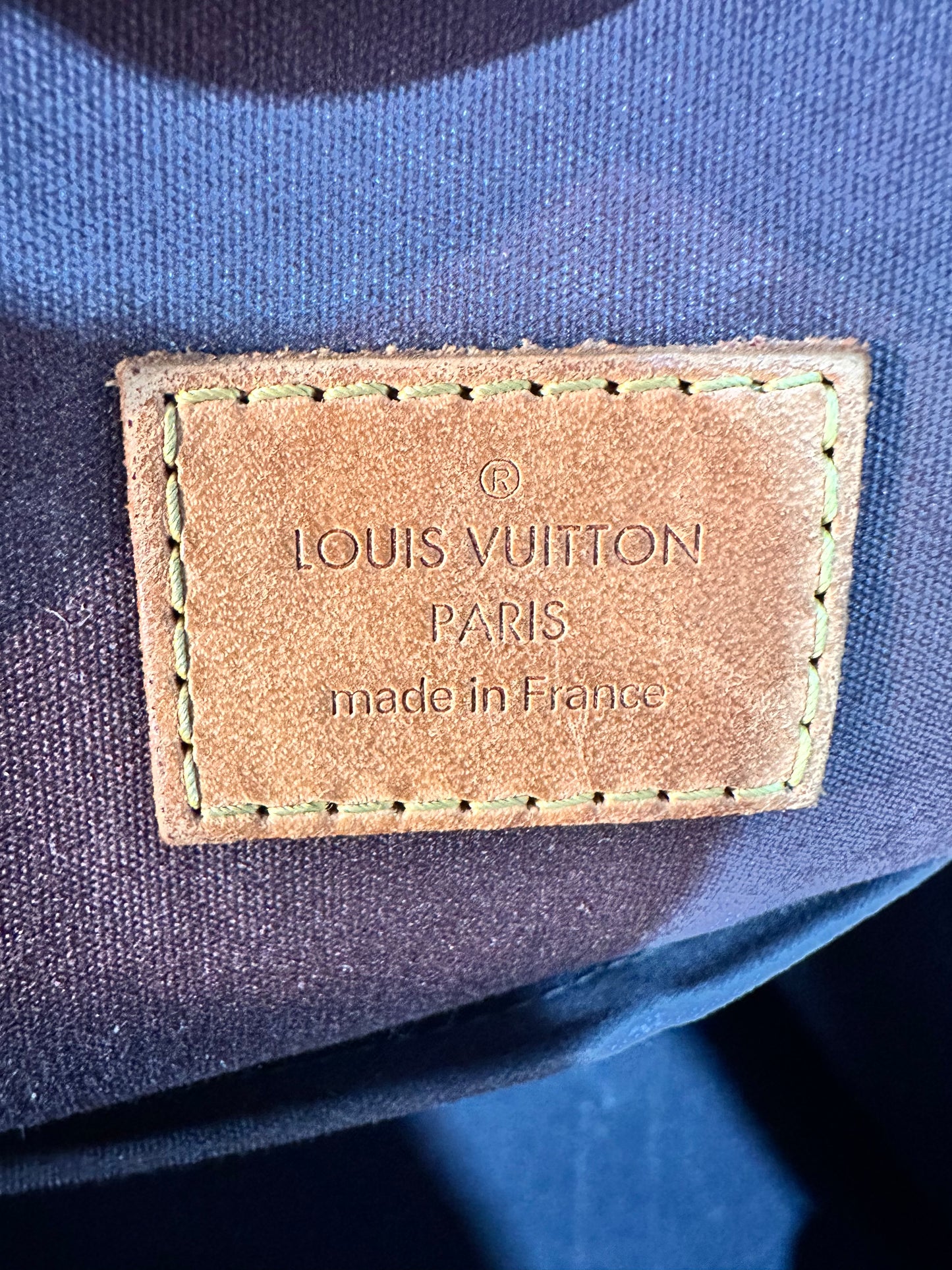 Louis Vuitton Amarante Monogram Vernis Alma GM Bag