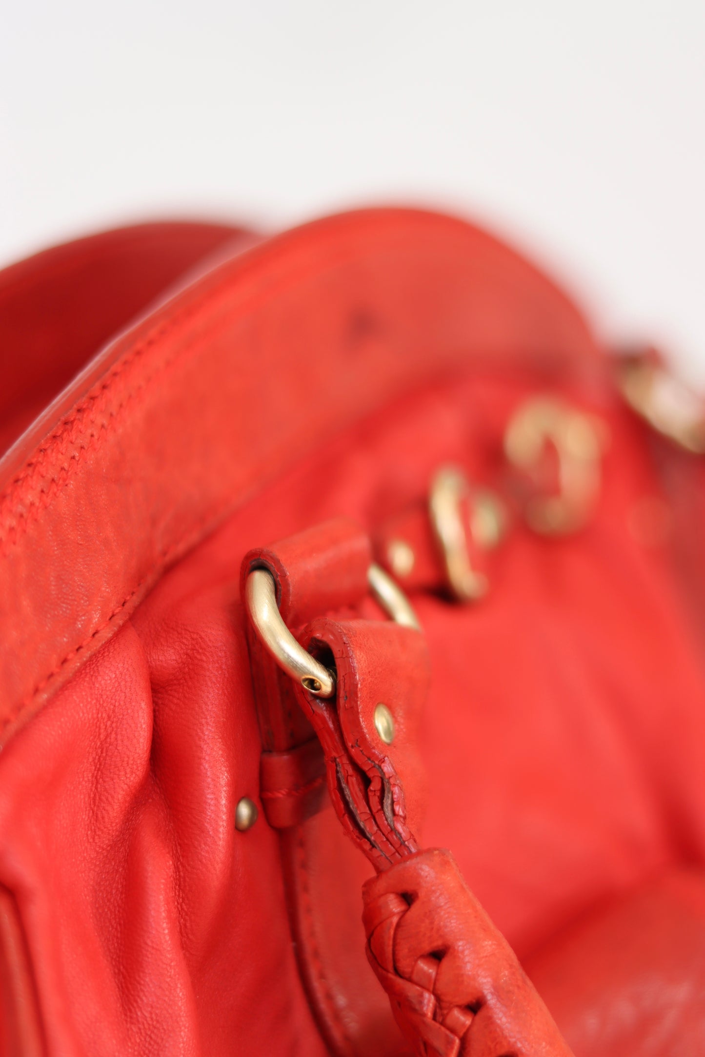 Dior Red Leather My Dior Everyday Bag