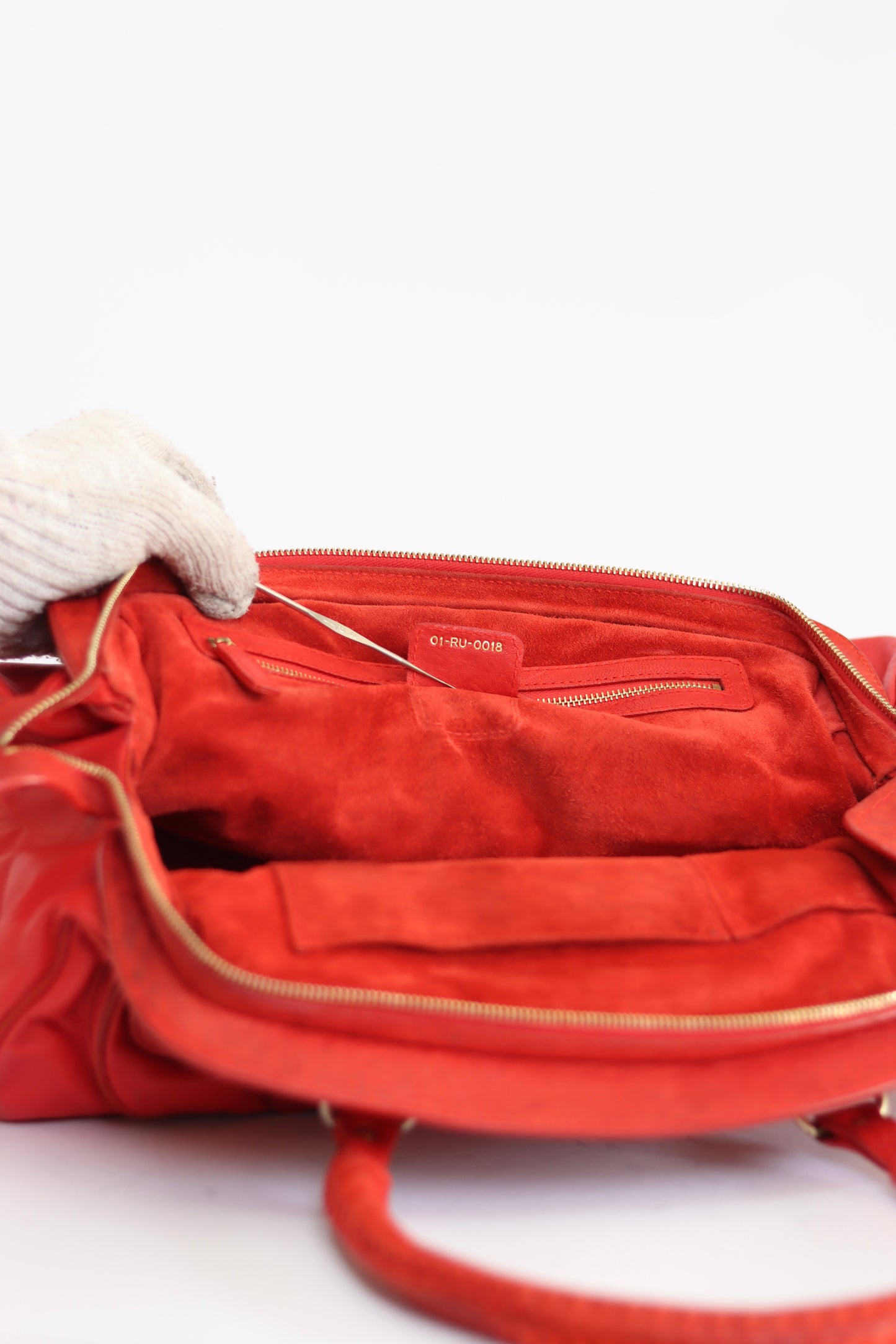 Dior Red Leather My Dior Everyday Bag