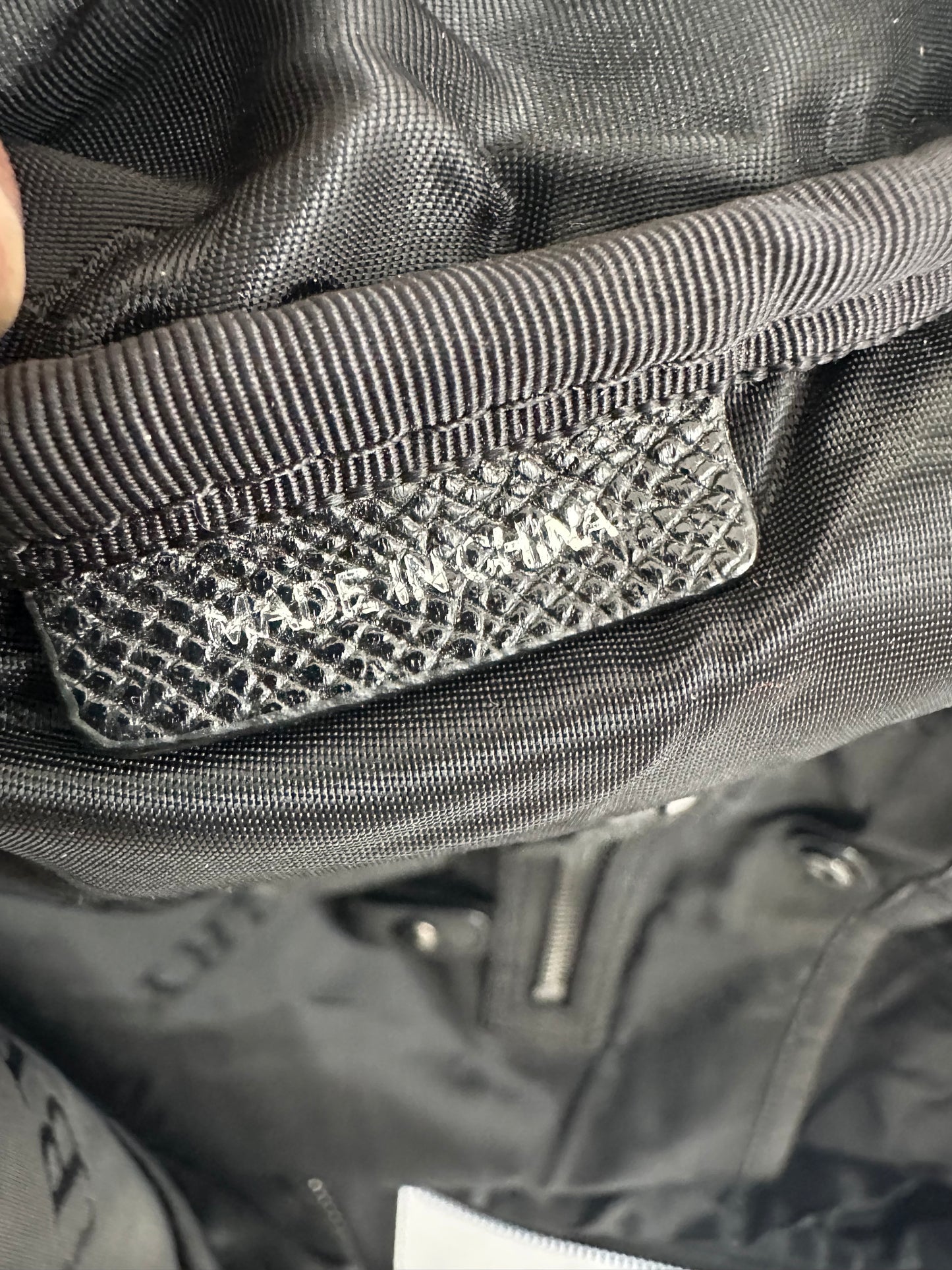 BURBERRY
Nylon Printed Calfskin Marden Backpack Black