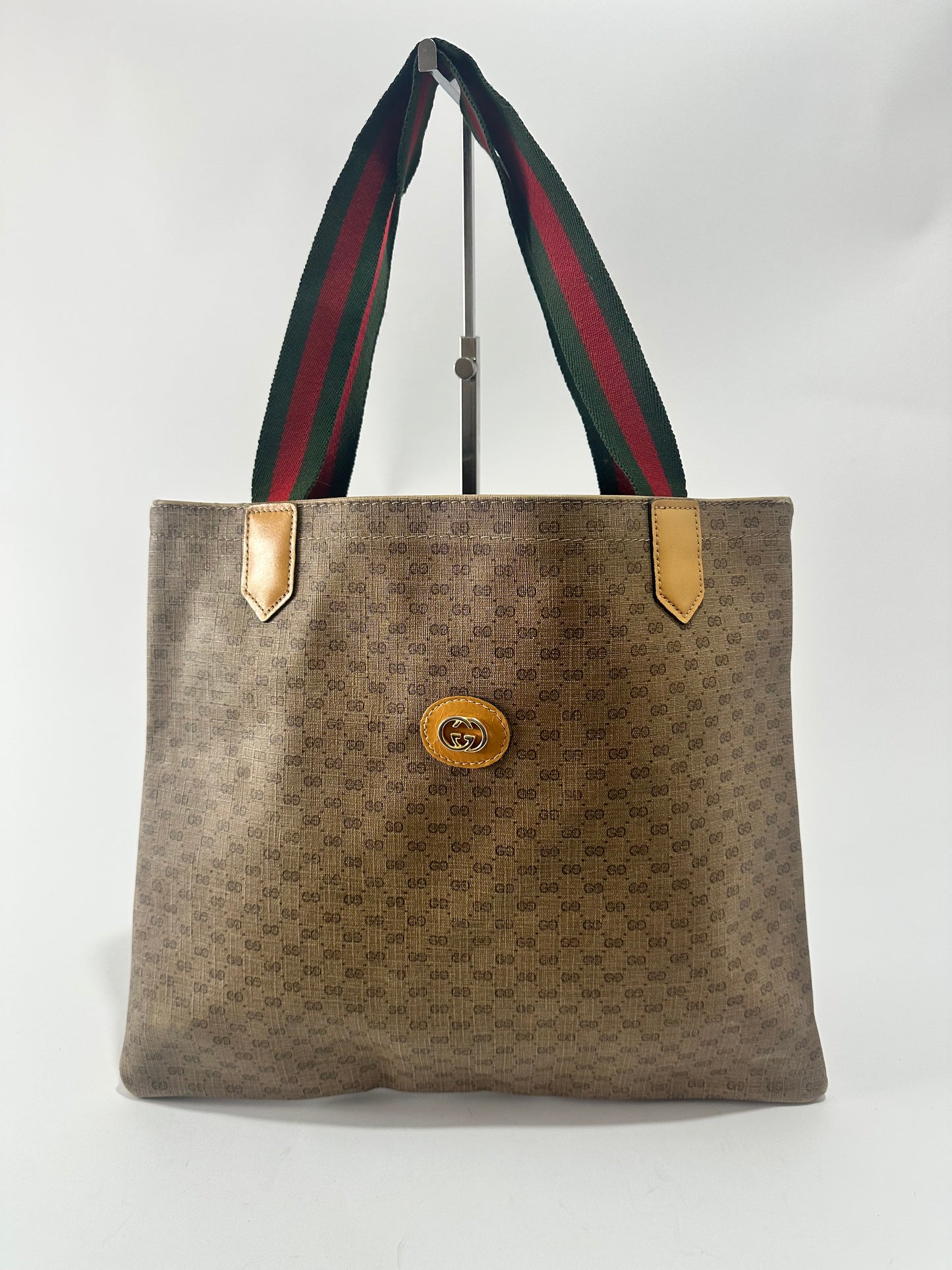 Gucci Brown Web GG canvas Vintage
Tote Bag
