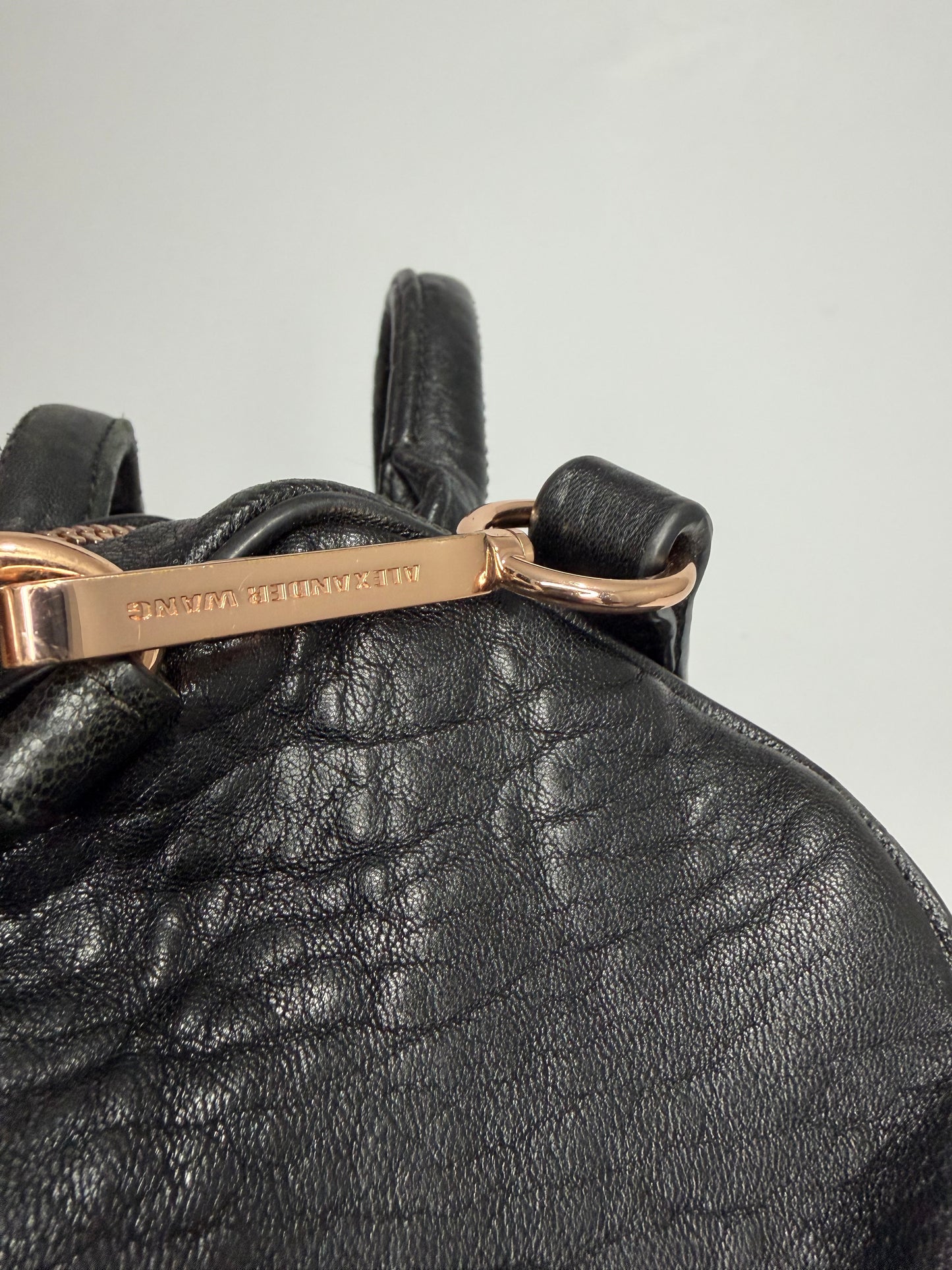 Alexander Wang Rockie Pebbled Leather Handle Bag