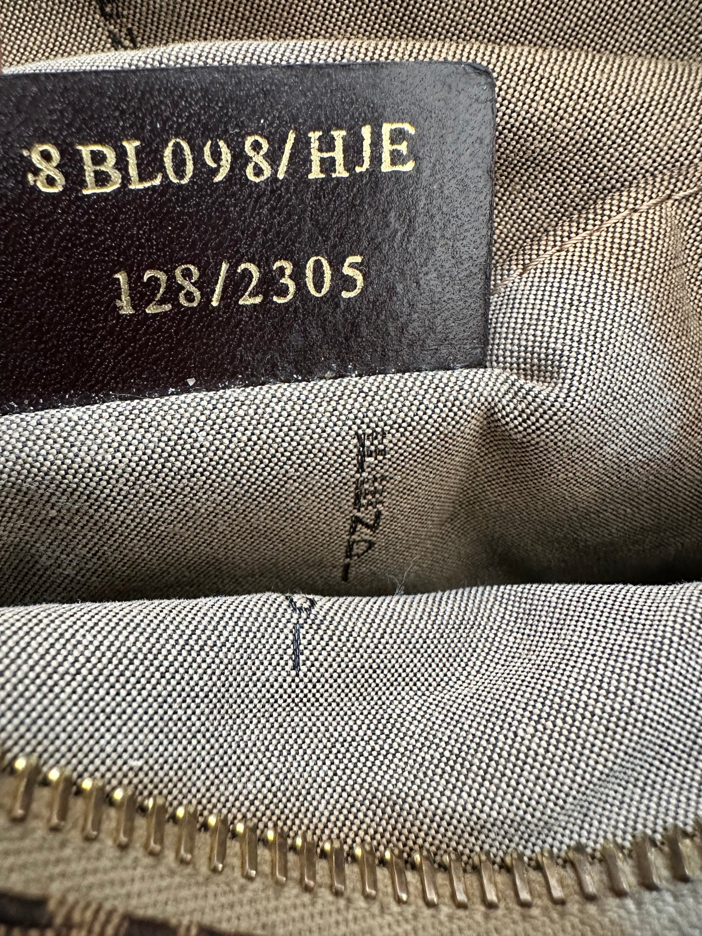 Fendi
Zucchino Handle Boston Bag