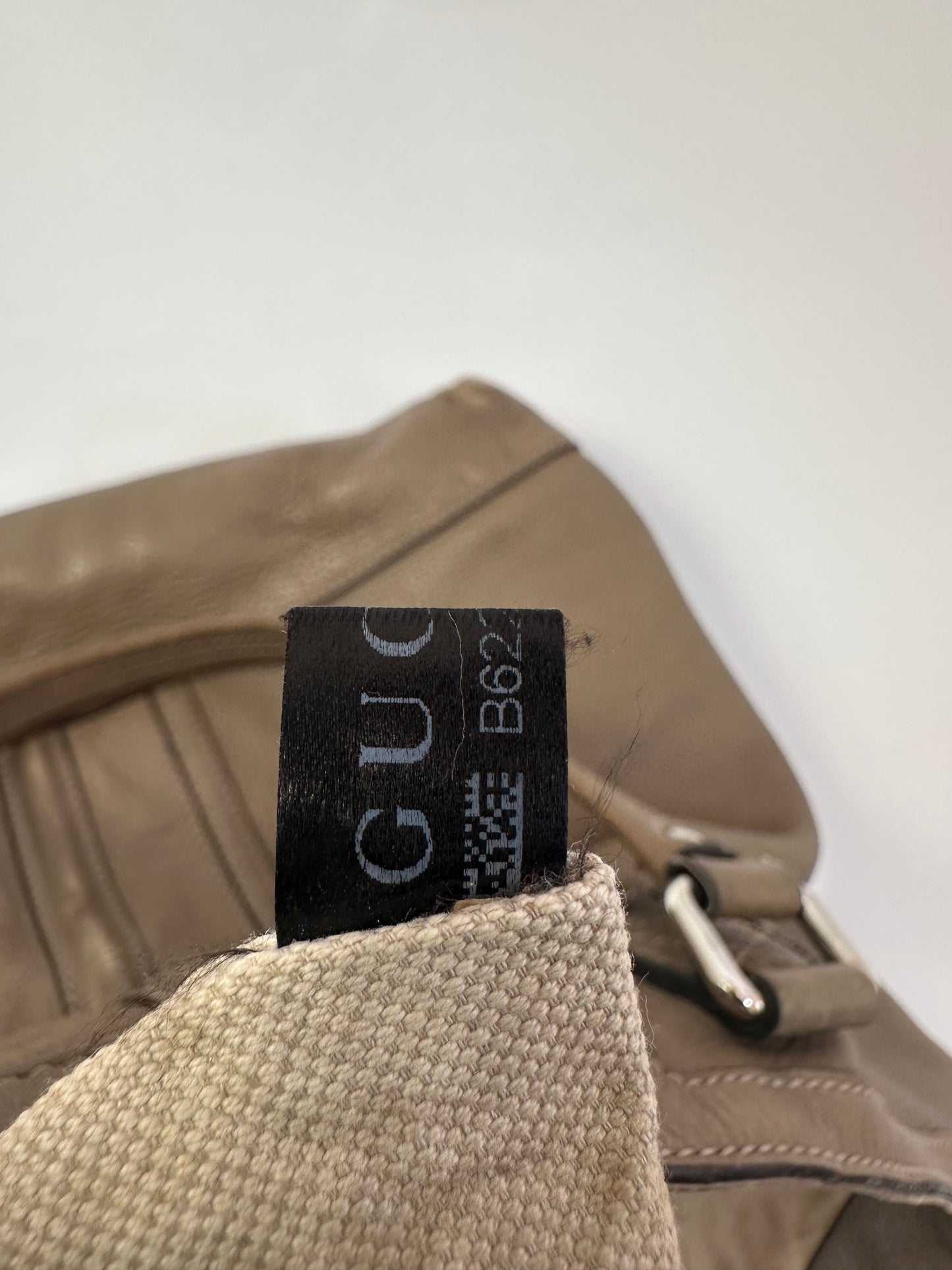 GUCCI
Pebbled Calfskin Large Sunset Taupe