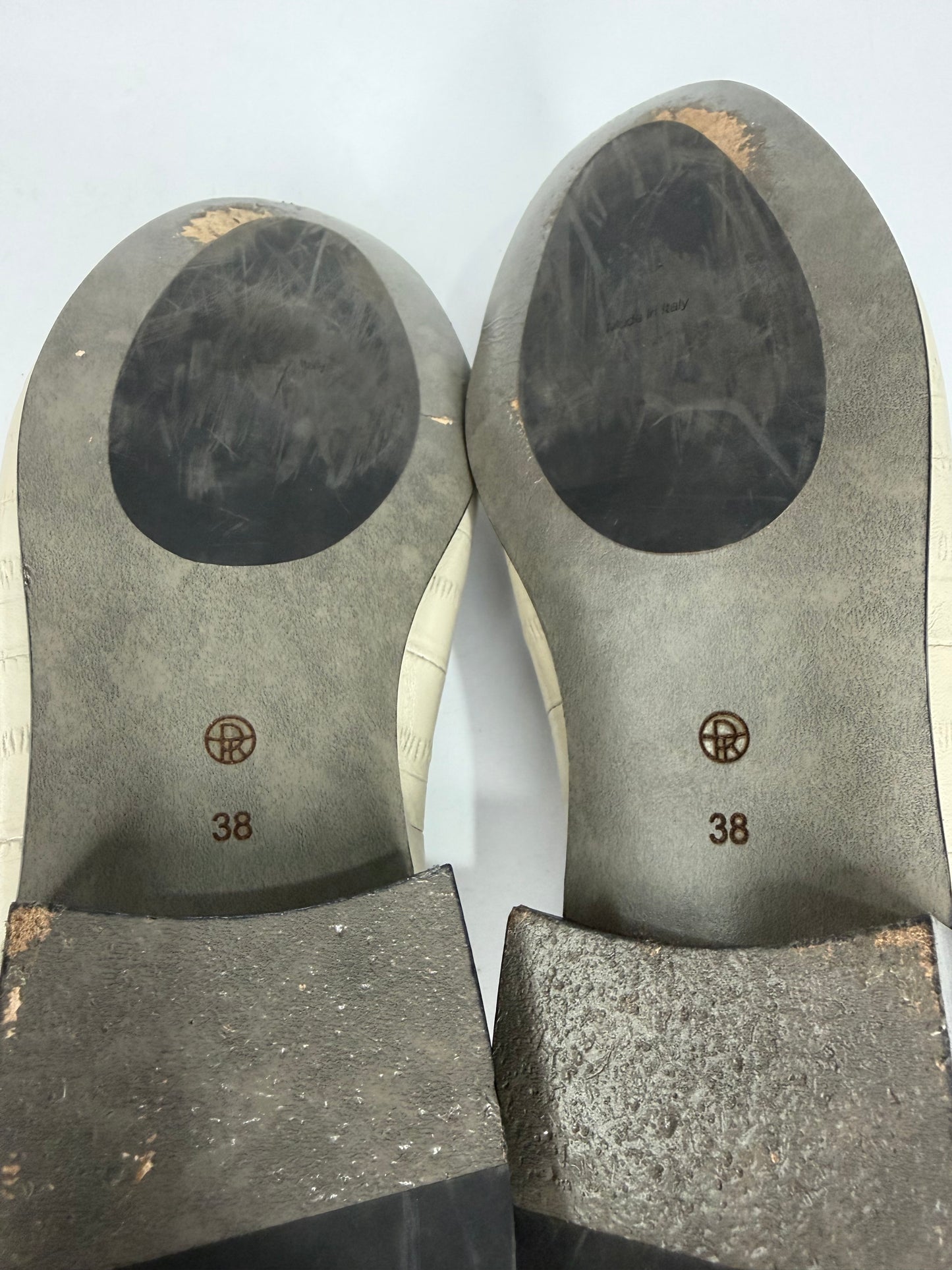 THE ROW 25mm Soft Eel Leather Loafers Size 38 EU/ 8 US/ 5 UK
