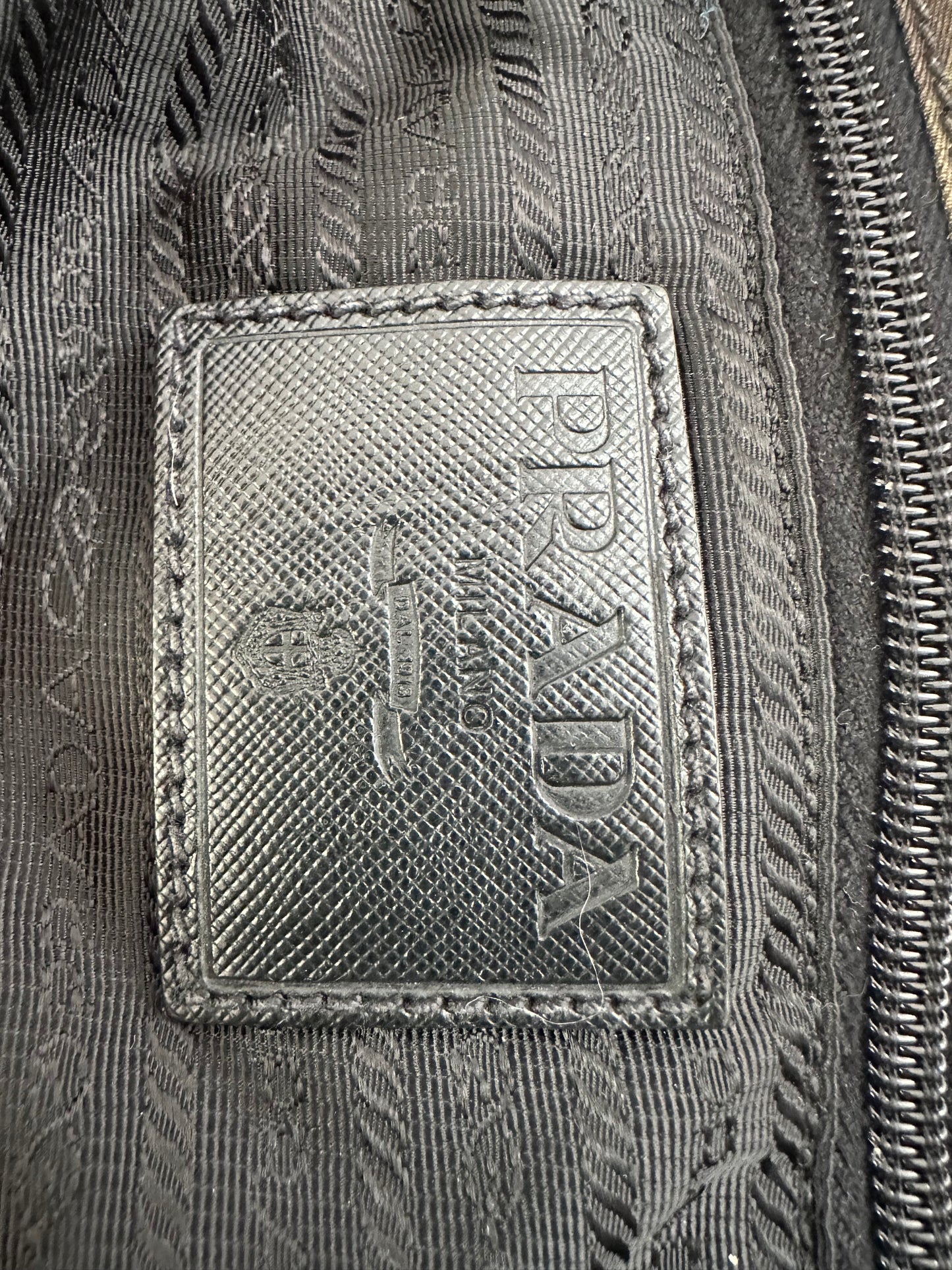 PRADA
Camouflage Tessuto Double Buckle Messenger Bag