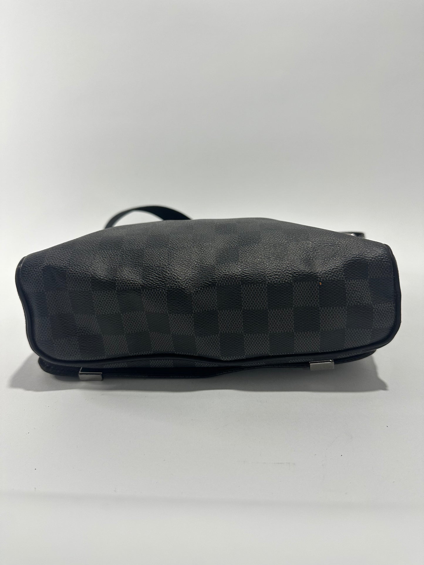 Louis Vuitton Damier Ebene Graphite Canvas District PM Bag