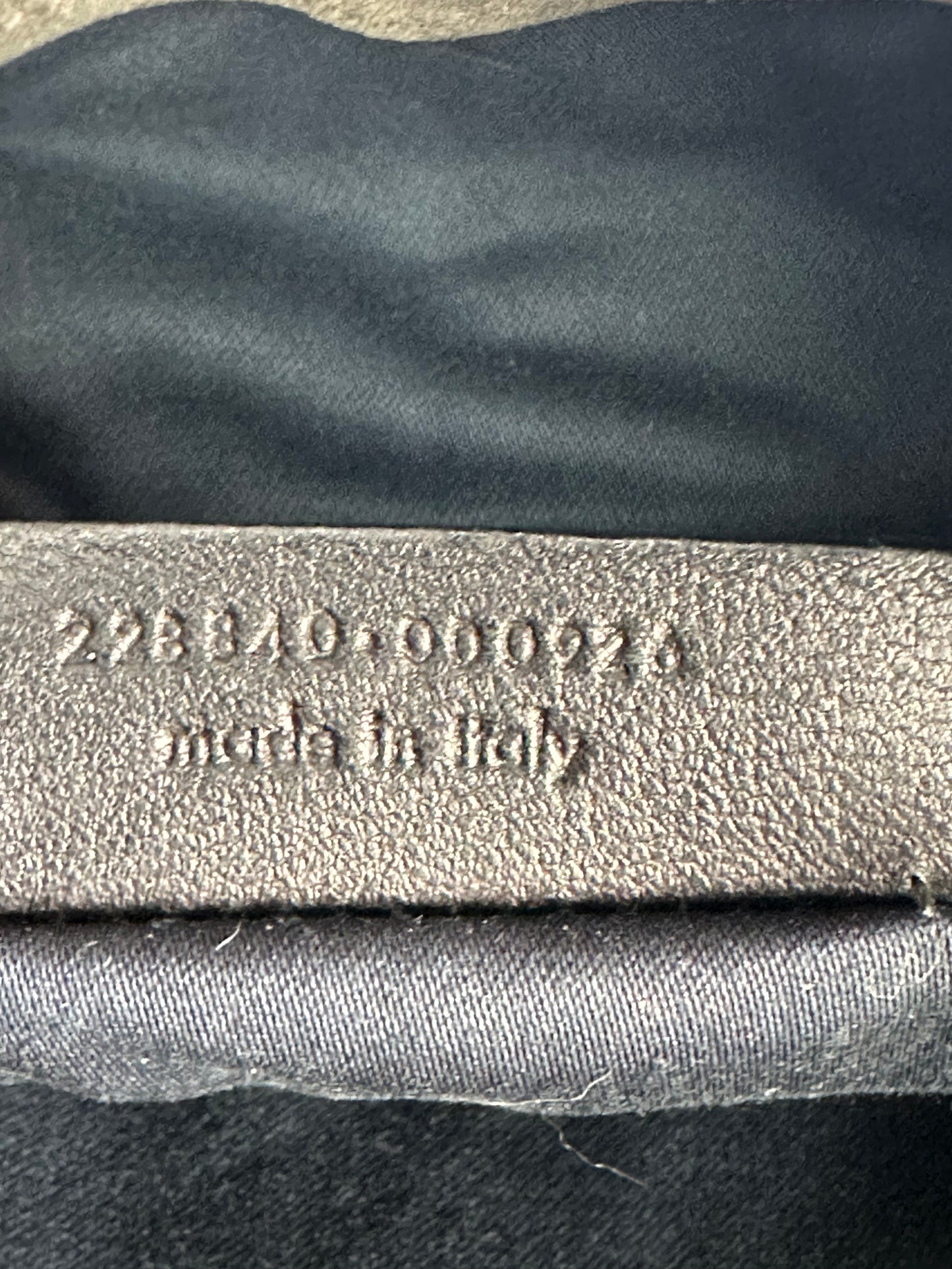 YVES SAINT LAURENT Green Leather Roady Bag