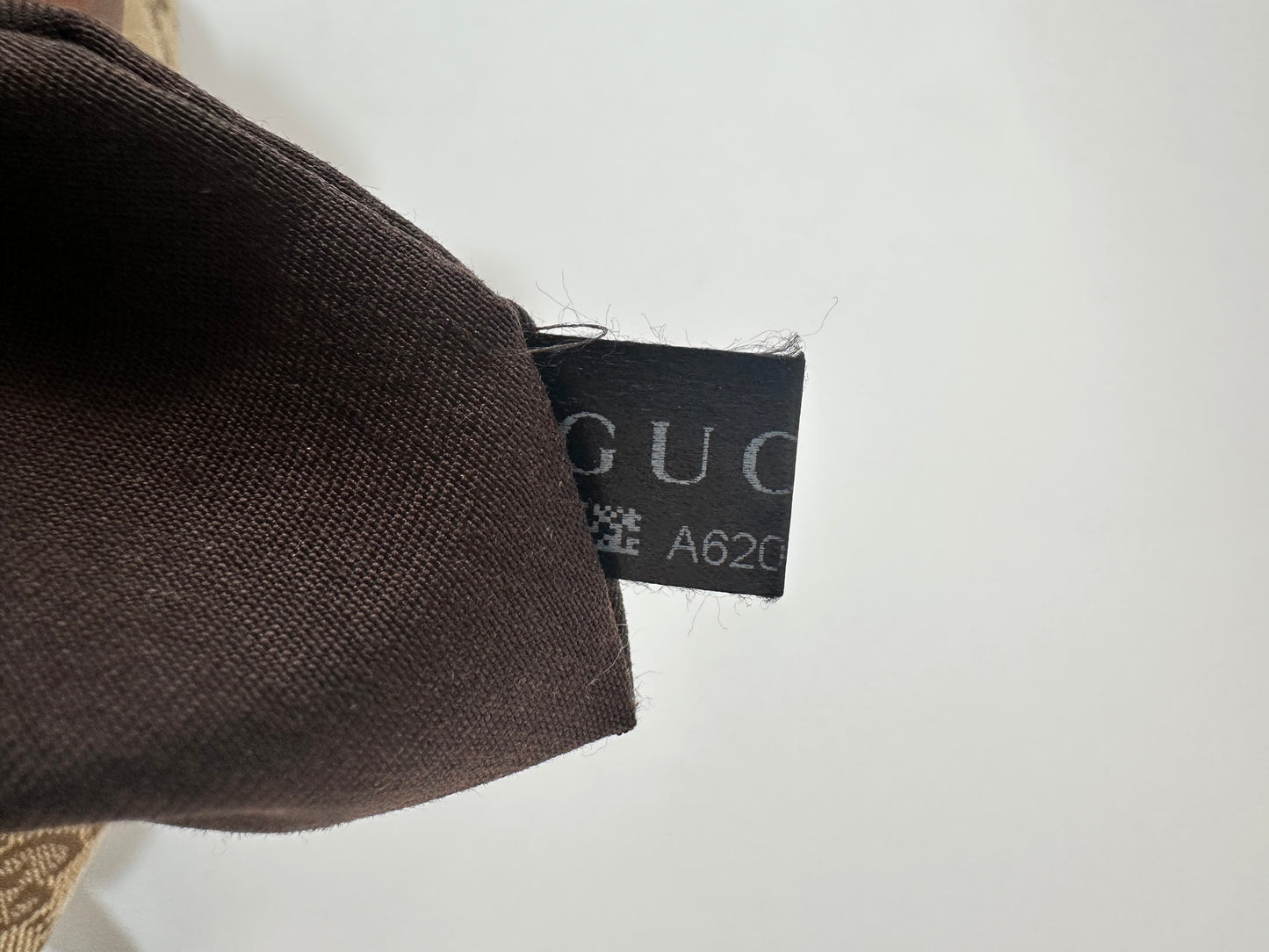 GUCCI
Monogram Web Medium Flat Messenger Bag Brown
