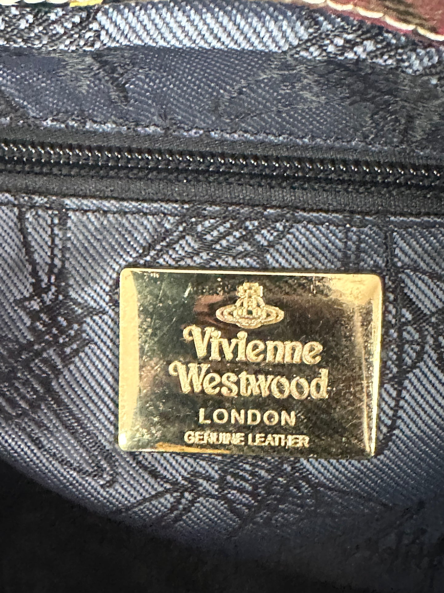 Vivienne Westwood XLarge Plaid Yasmine Bag