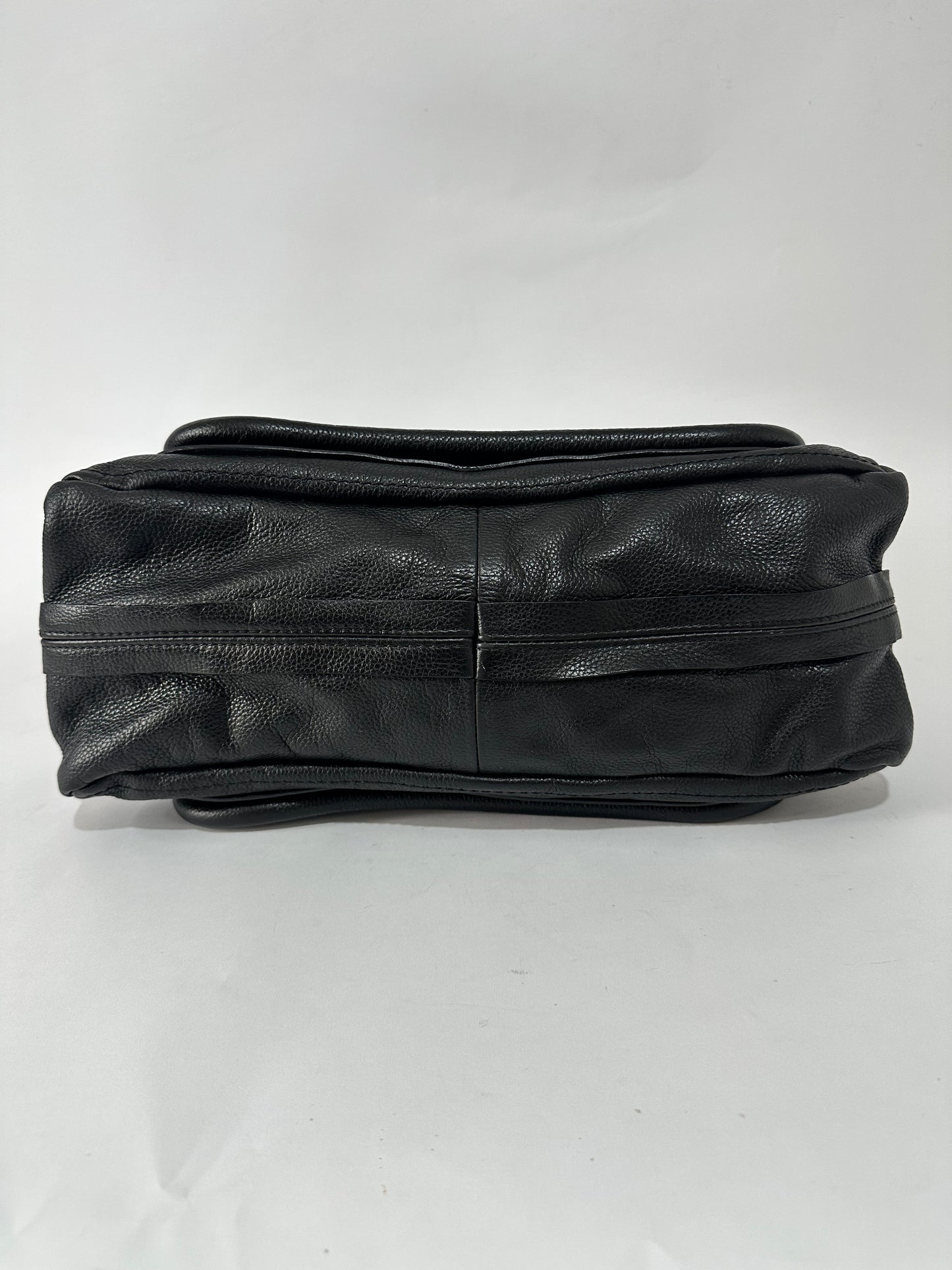 Chloe Black Leather Medium Paraty Shoulder Bag