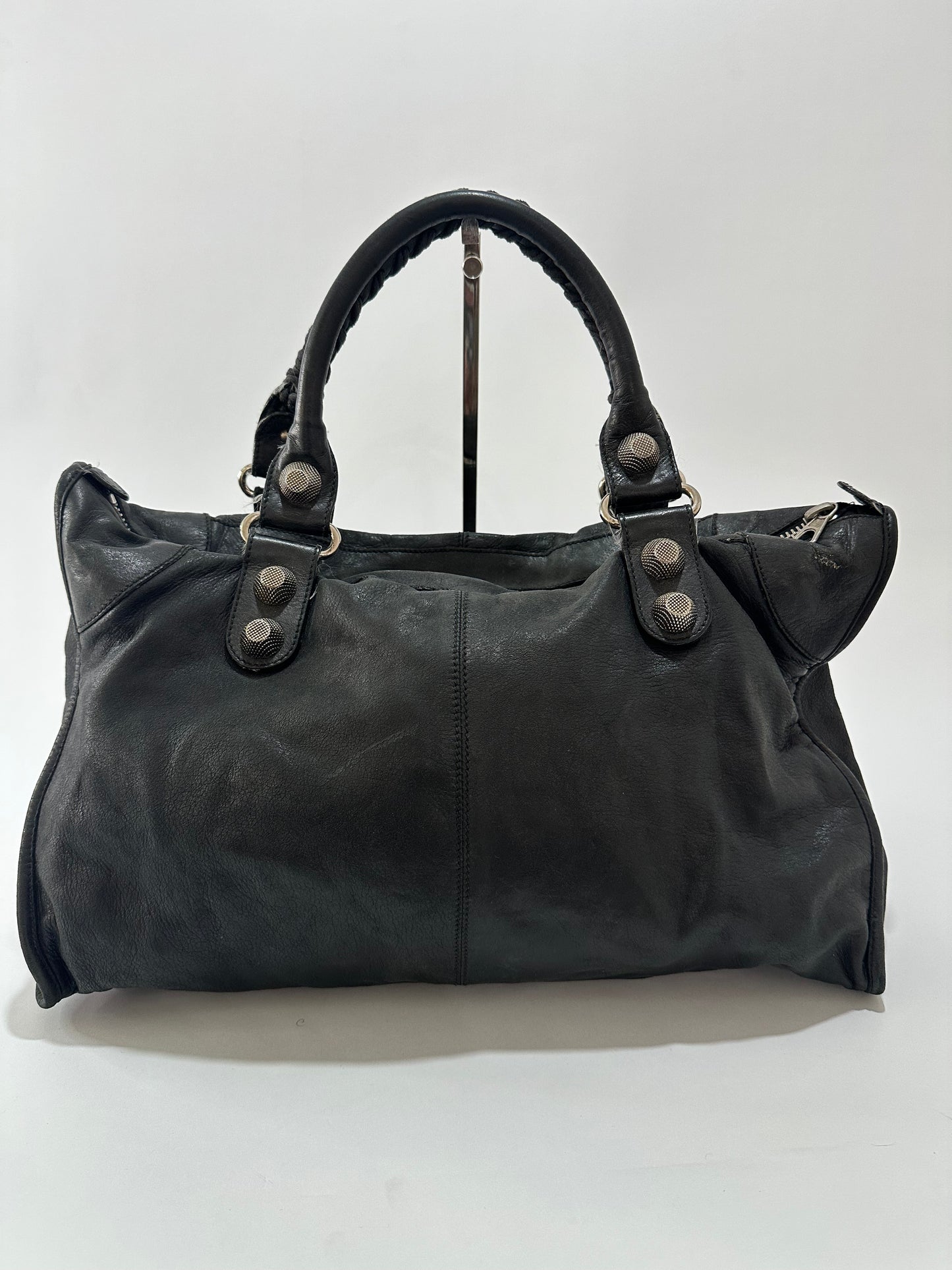 BALENCIAGA
Agneau Giant 21 Silver Hardware Work Black