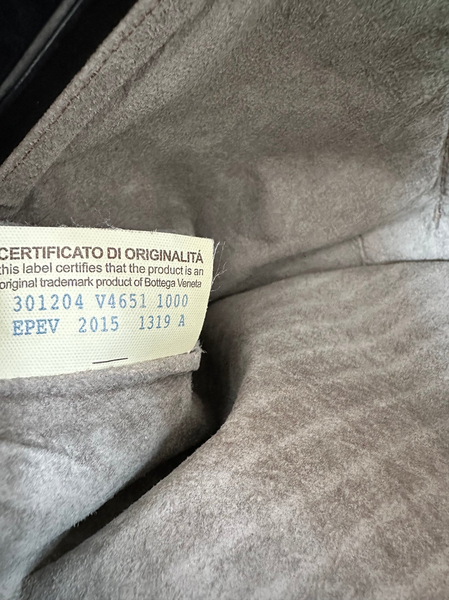 Bottega Veneta Black Intrecciato Leather Top Zip Pouch