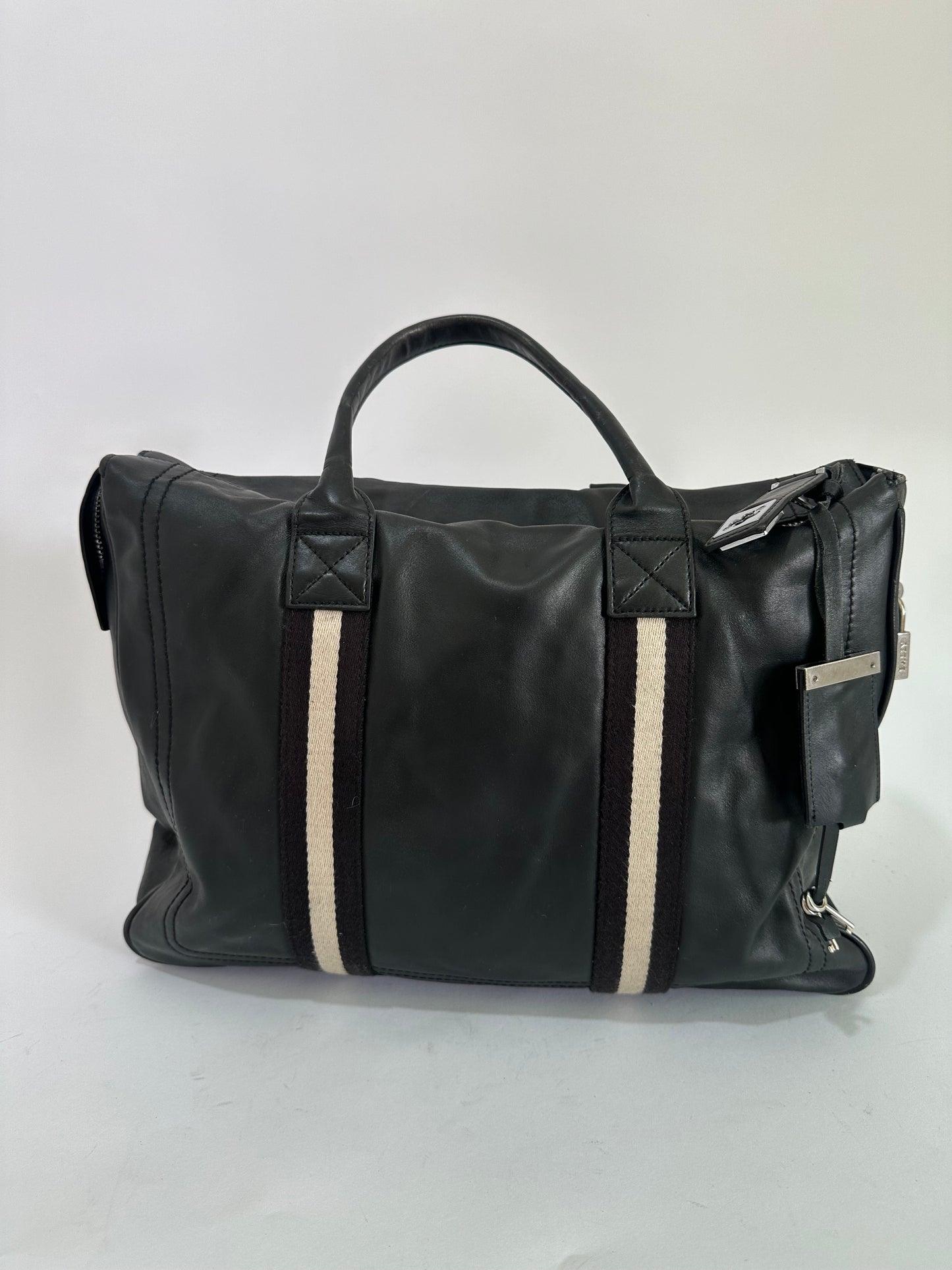 BALLY Business Bag Calfskin Black