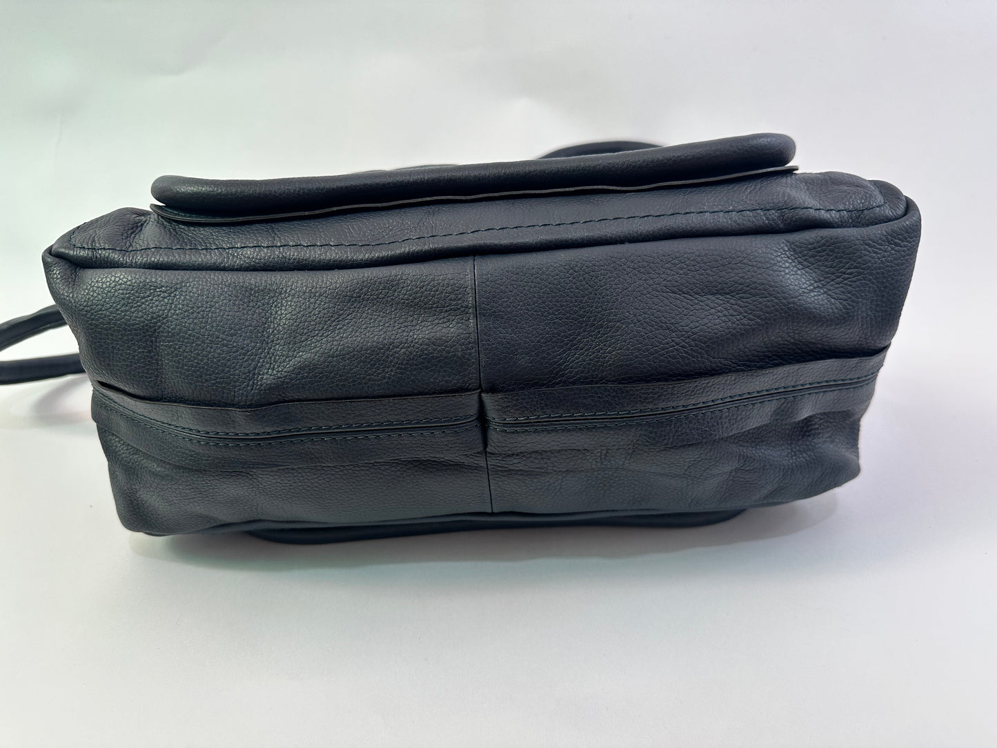 Chloe Navy Blue Leather Medium Paraty Shoulder Bag