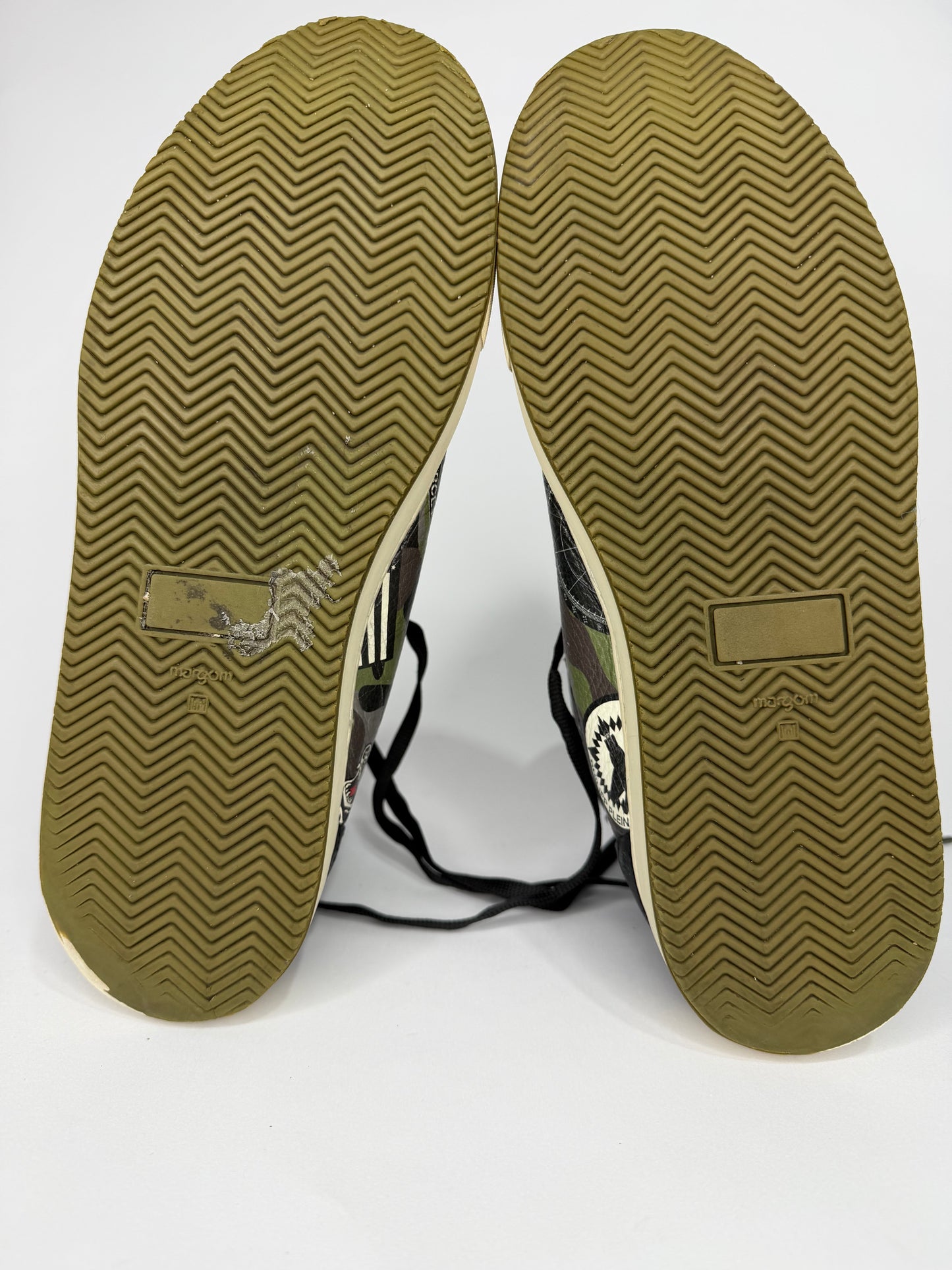 Philipp Plein Studded High-Top Sneakers Black Camo Leather Military Print Men’s EU 42