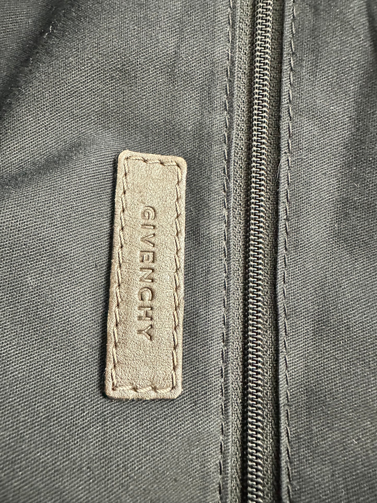 GIVENCHY
Brown Croc-Embossed Patent Leather Medium Nightingale Bag