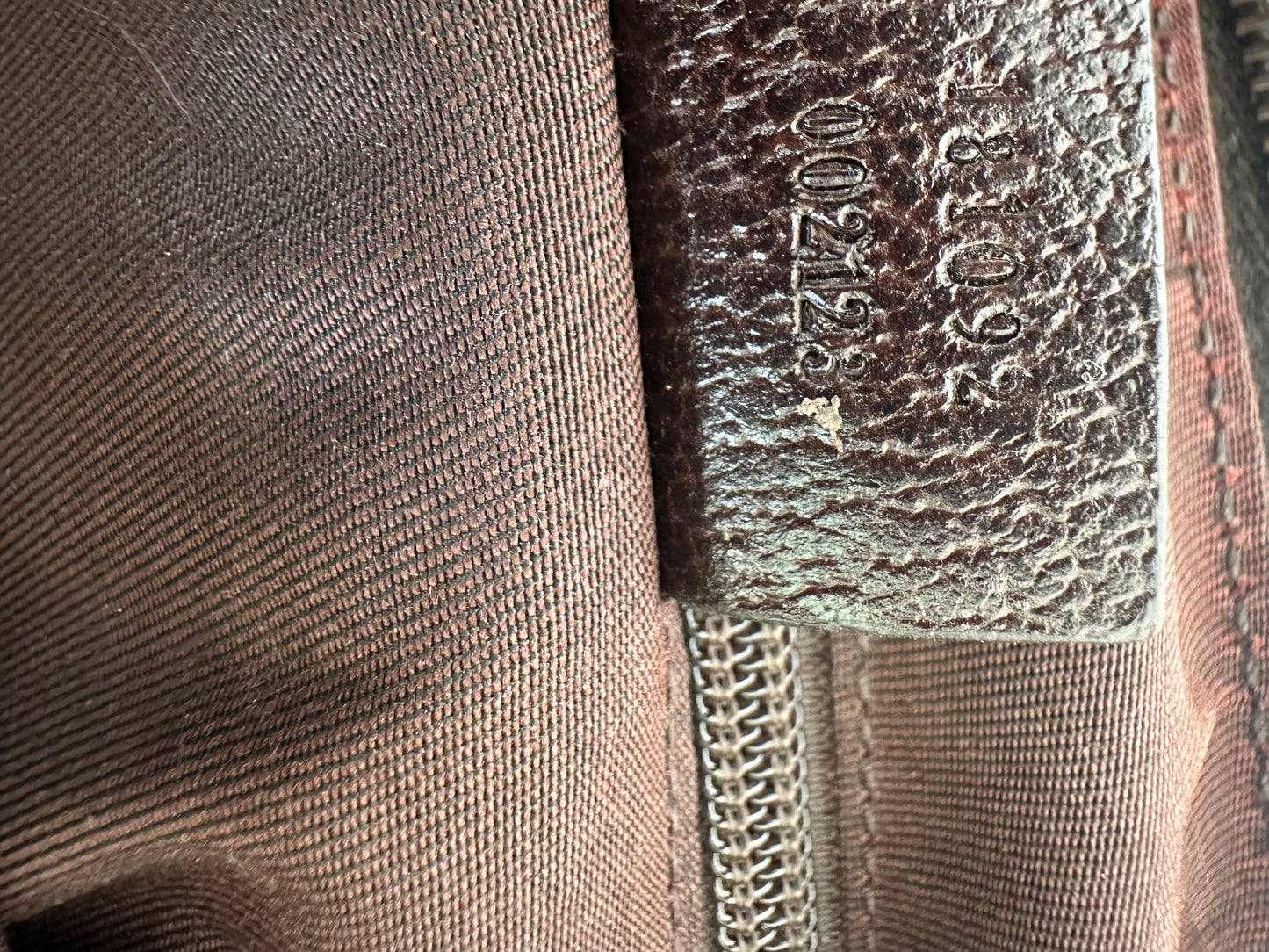 GUCCI
GG Canvas Medium Sherry Half Moon Crossbody Bag