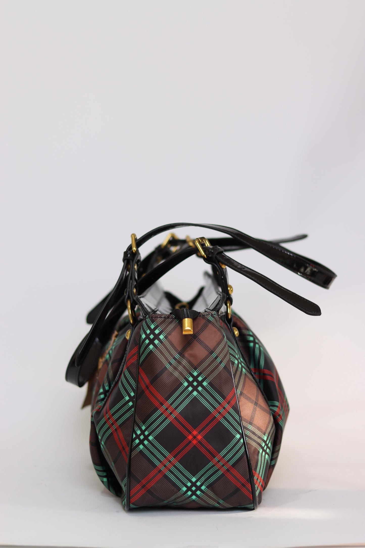 Vivienne Westwood Orb Tartan Print tote bag