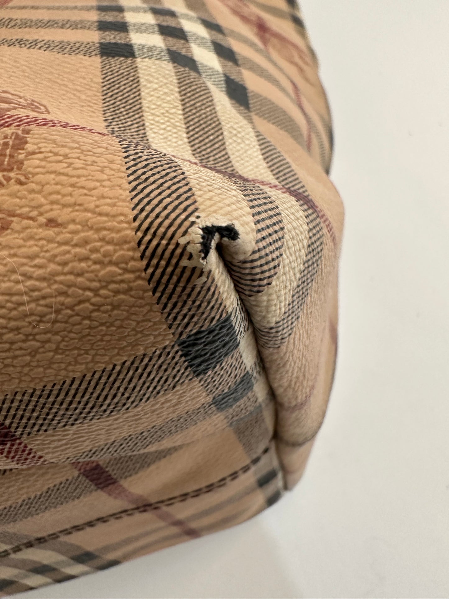 BURBERRY Haymarket Check Salisbury Tote Bag
