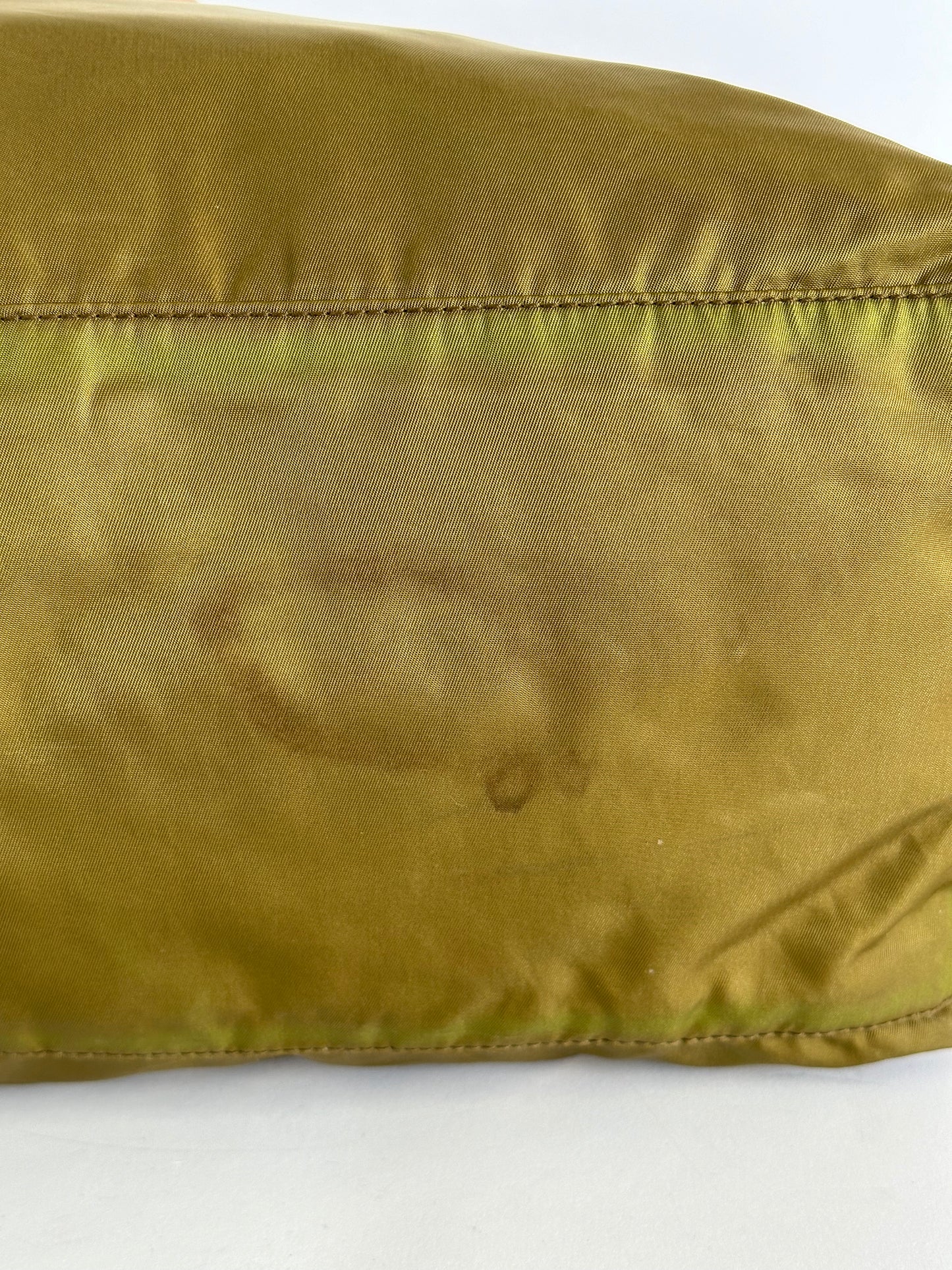 PRADA Nylon Tessuto Saffiano Tote Green