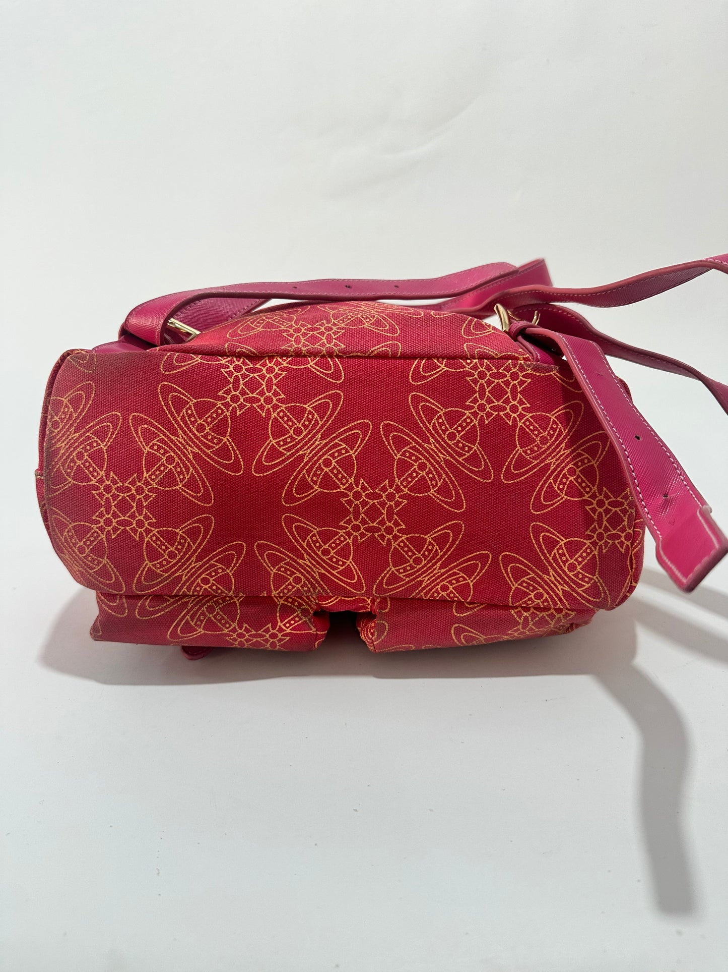 VIVIENNE WESTWOOD Pink Canvas Backpack
