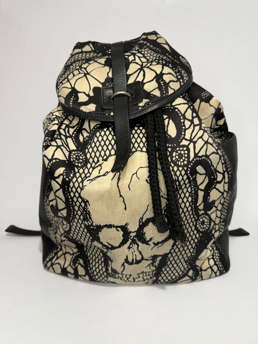 Alexander McQueen
Satin Skull & Lace Backpack
