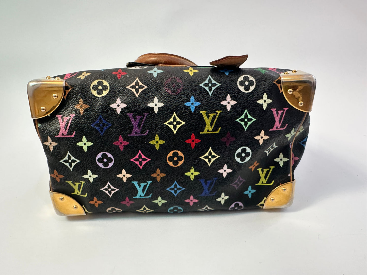 LOUIS VUITTON
Black Monogram Multicolor Speedy 30 Bag